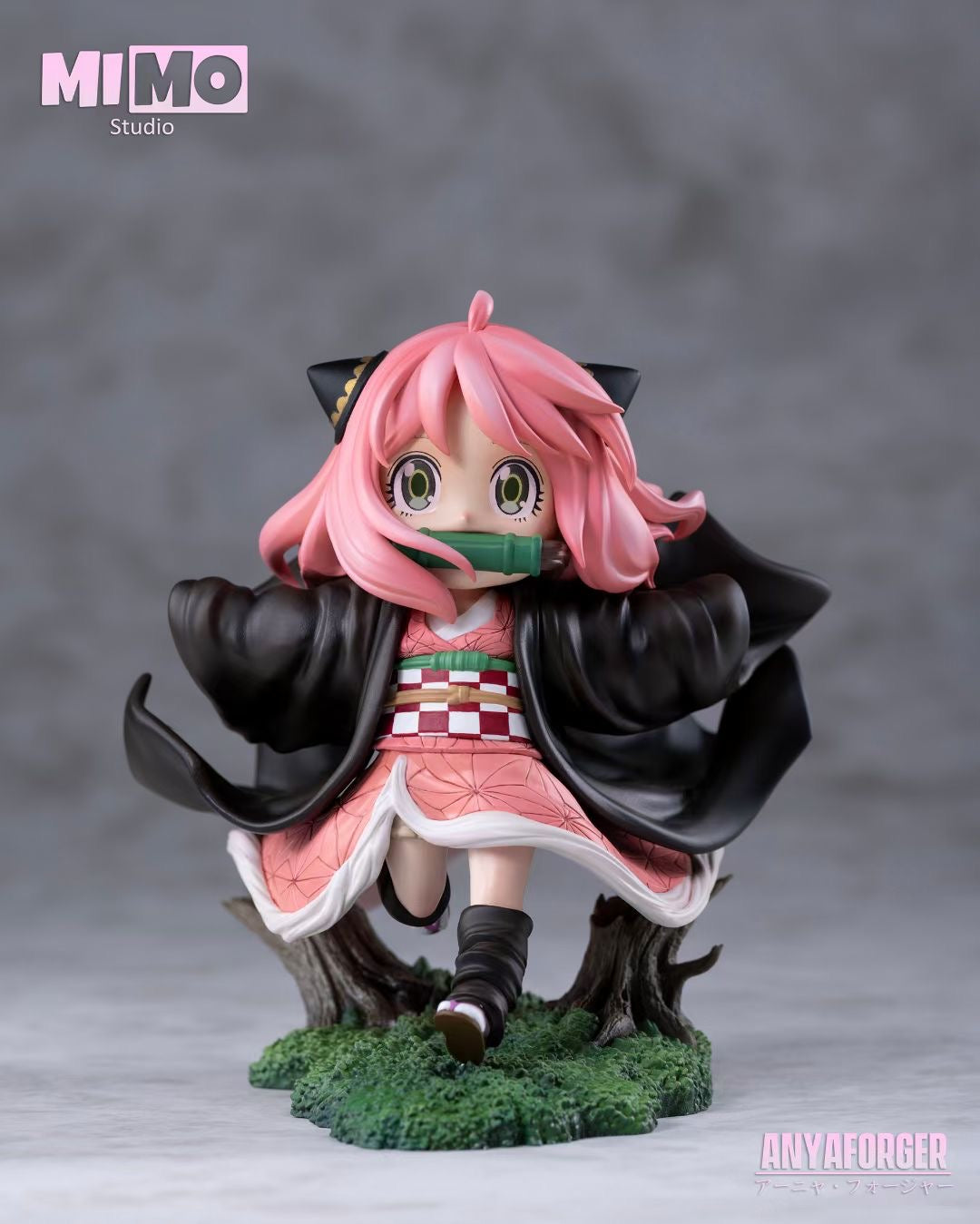Mimo Studio Anya Cosplay Kamado Nezuko Costume - Demon Slayer Anime Outfit for Halloween, Comic Con & Cosplay Events