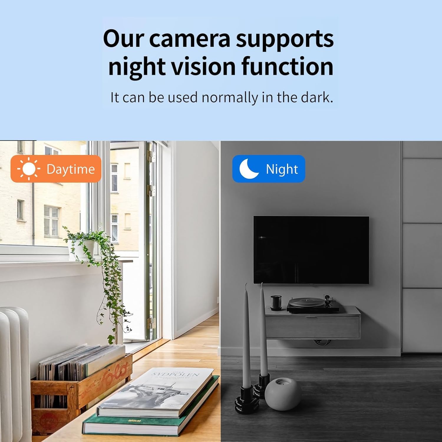 Mini Hidden Camera 1080P with 64GB Card - Covert Nanny Cam, Home Security Camera with Night Vision & Motion Detection for Indoor, Office, Baby Monitoring & Surveillance
