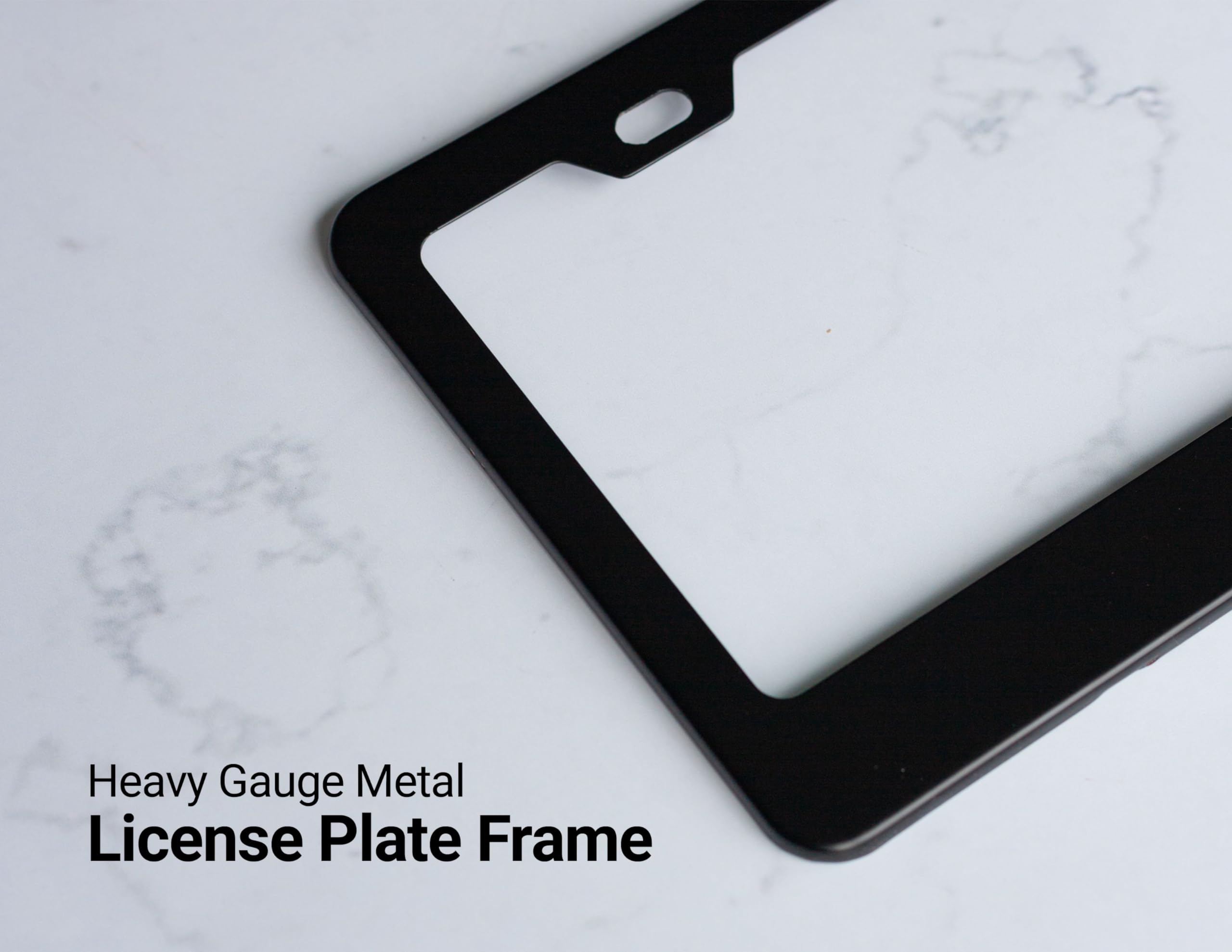 Personalized Laser Etched Vanity Black Metal License Plate Frame - Washington State Themed Car Accessory - Perfect for Gifts, Customization & Vehicle Decoration