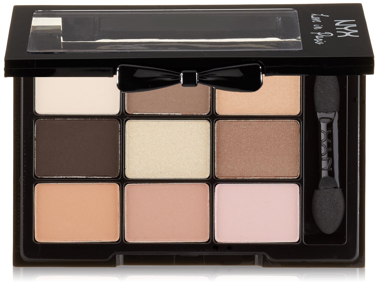 NYX Cosmetics Love in Paris Eyeshadow Palette - Madeleines & Macaroons (0.028 oz) | Long-Lasting Pigmented Shades for Day & Night Makeup Looks | Perfect for Parties, Date Nights & Professional Makeup Artists