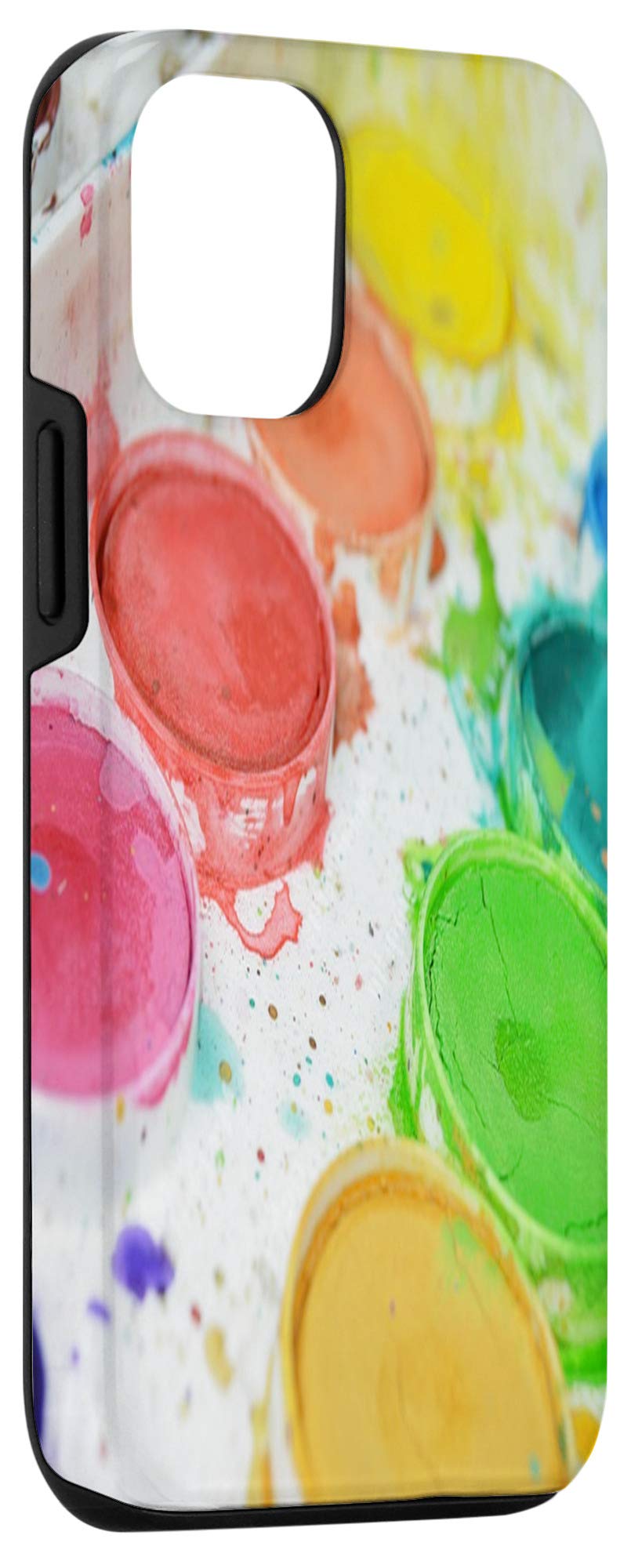 iPhone 12/12 Pro Cute Watercolor Paint Palette Artist Case - Stylish Protective Cover for Artists & Creatives - Perfect for Painting Classes, Art Studios & Creative Professionals