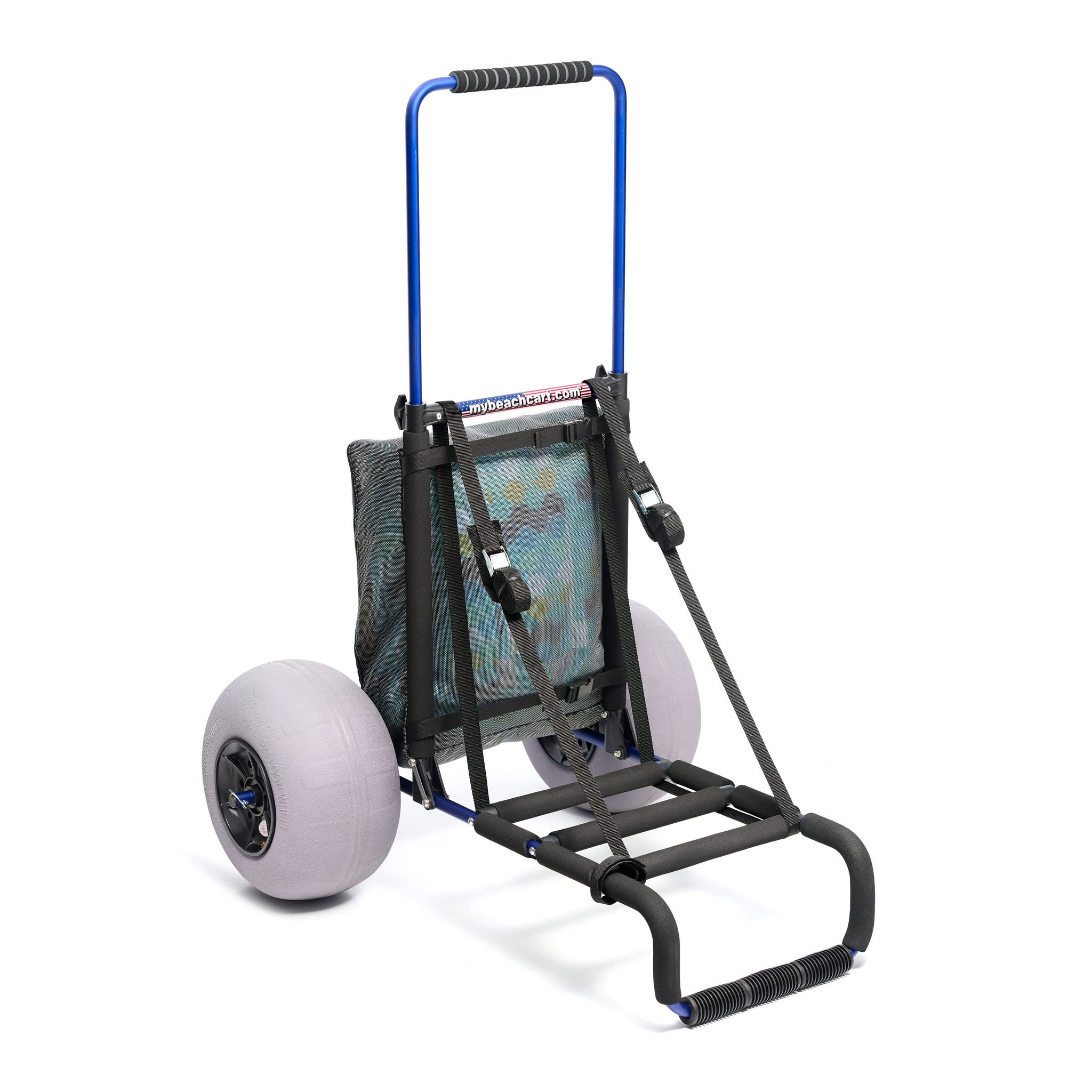 My Beach Cart® - Original Patented Rust-Free Aluminum Folding Beach Wagon with 13