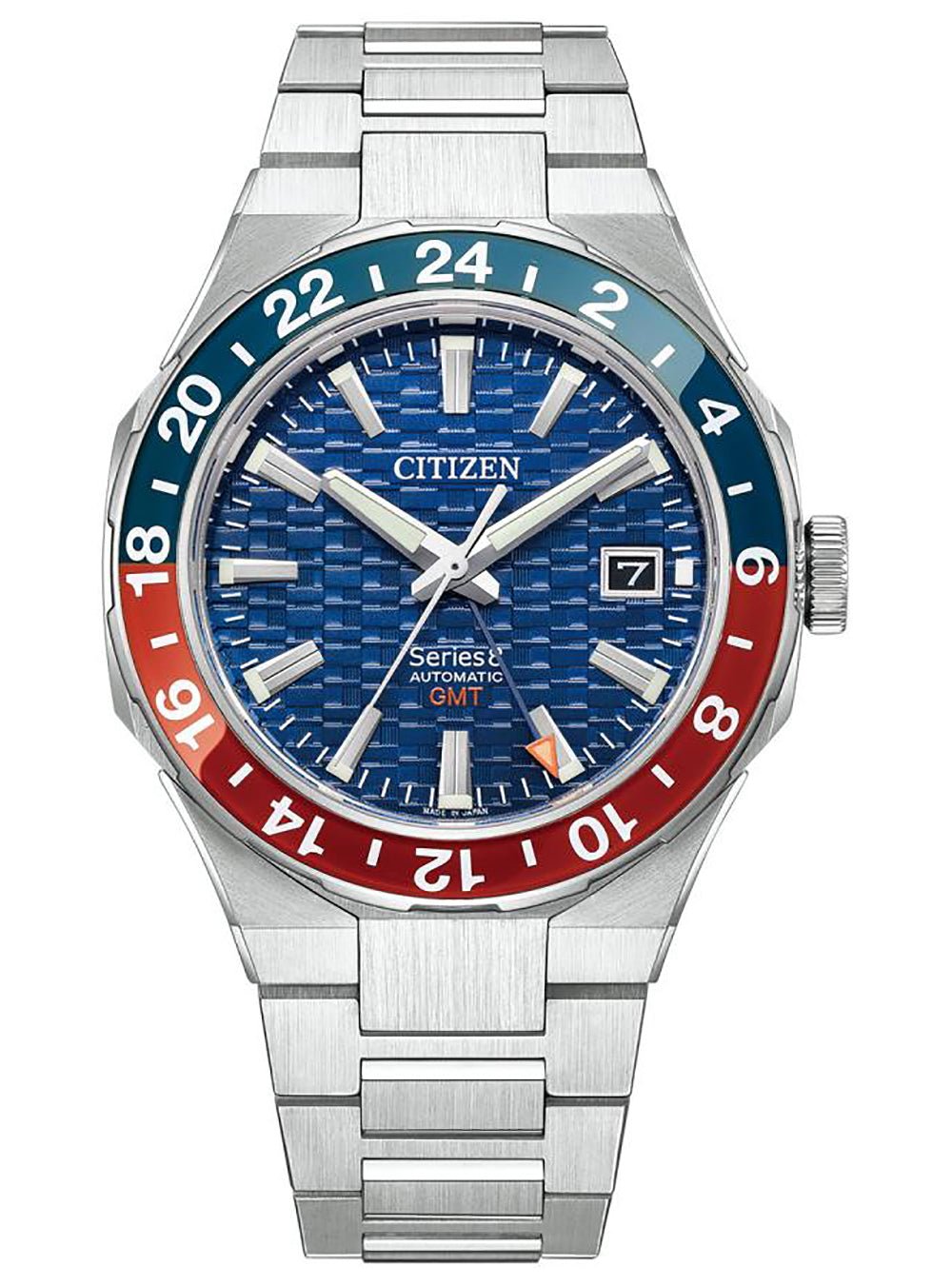 CITIZEN WATCH Series 8 880 Mechanical GMT Men's Watch NB6030-59L - Japanese Made JDM Automatic Timepiece for Travel & Business Professionals