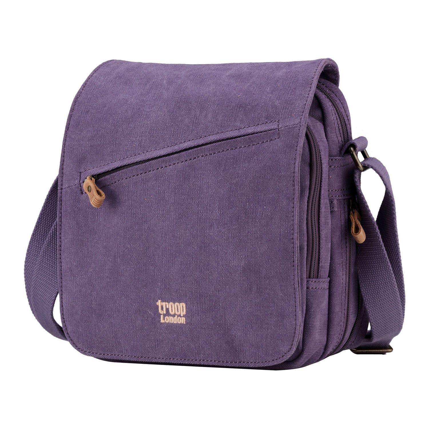 TRP0238 Troop London Classic Canvas Crossbody Bag - Stylish & Durable Shoulder Bag for Men & Women - Perfect for Travel, Work & Everyday Use