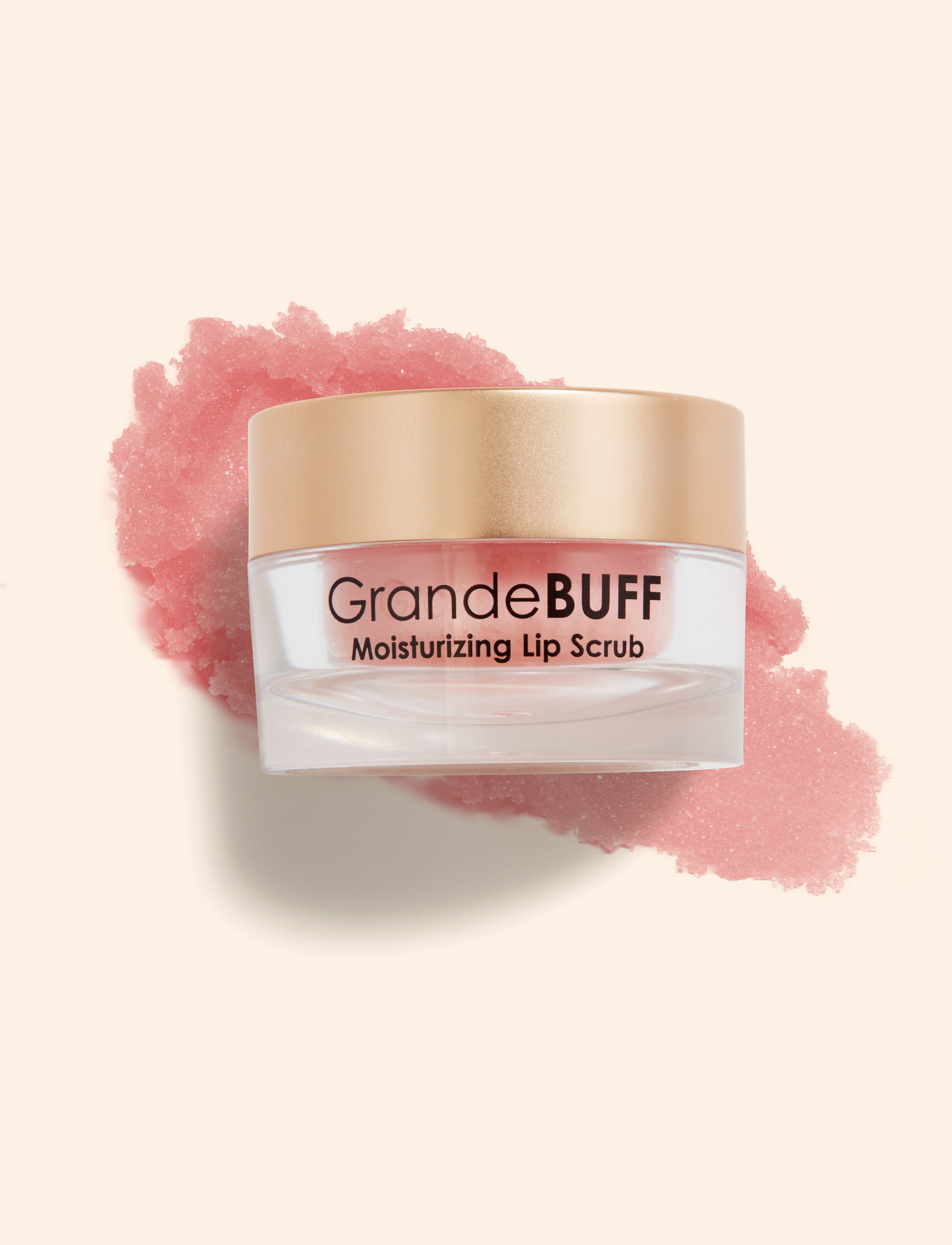 GrandeBuff Moisturizing Lip Scrub - Exfoliate & Hydrate Dry Lips - Perfect for Winter Care & Pre-Makeup Prep