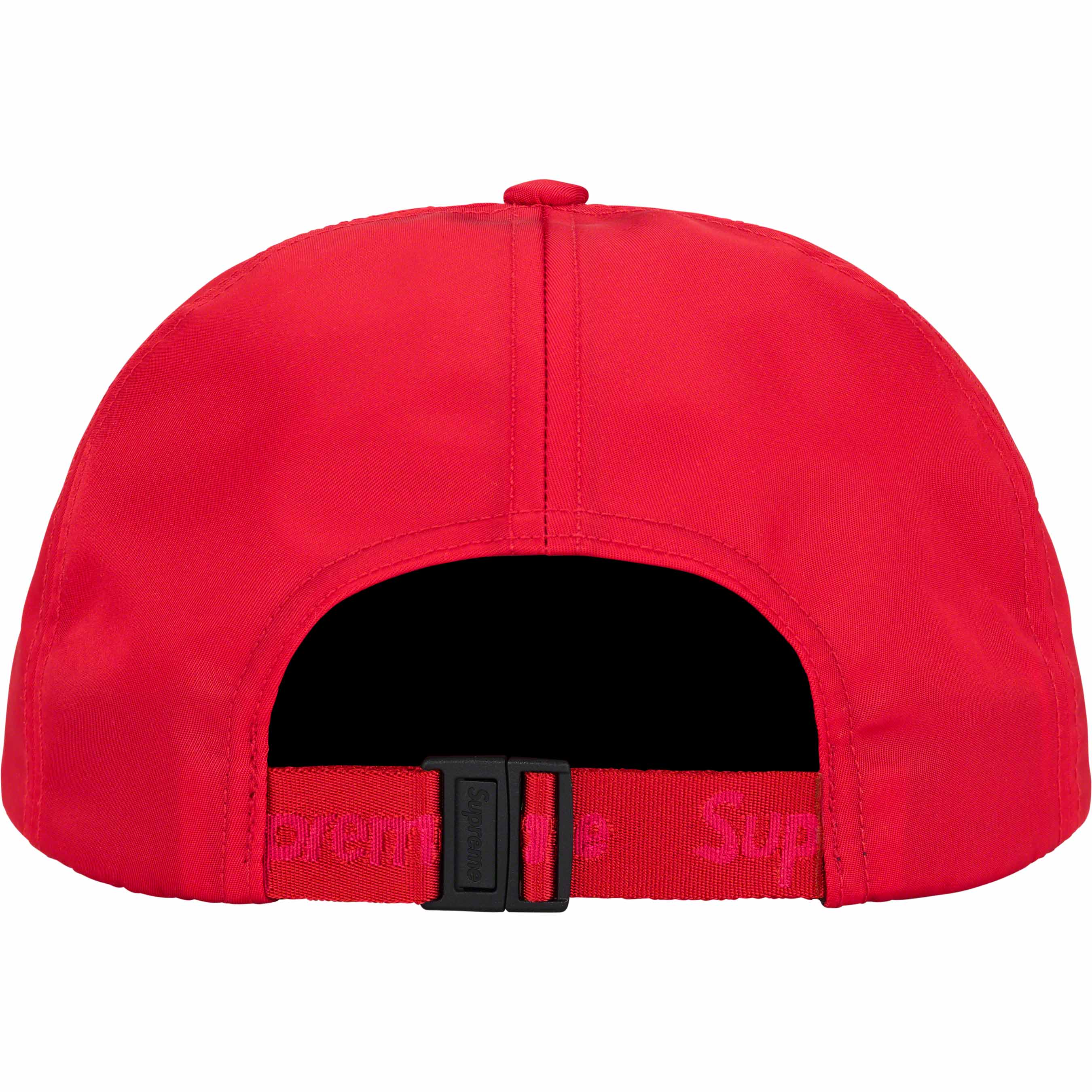 Supreme Enamel Logo 6-Panel Baseball Cap - Red Adjustable Snapback Hat for Men & Women - Perfect for Streetwear, Hip Hop Fashion & Casual Outfits