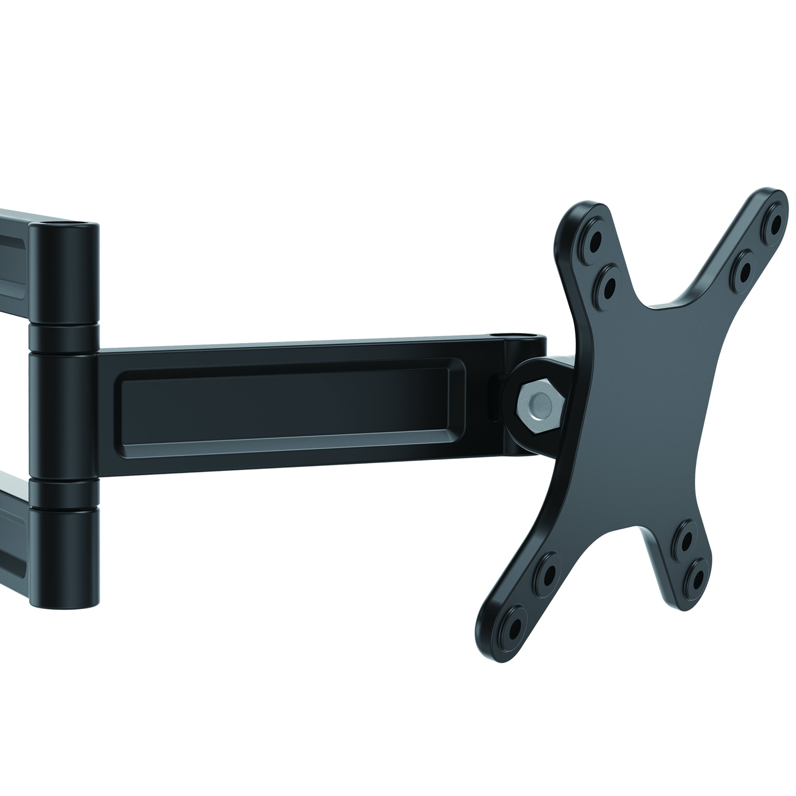 StarTech.com Dual Swivel Monitor Wall Mount - Adjustable VESA Mount for 13’’ to 34’’ Screens - Heavy Duty TV & Monitor Arm Bracket - Black (ARMWALLDS) - Perfect for Home Office, Gaming Setup & Conference Rooms