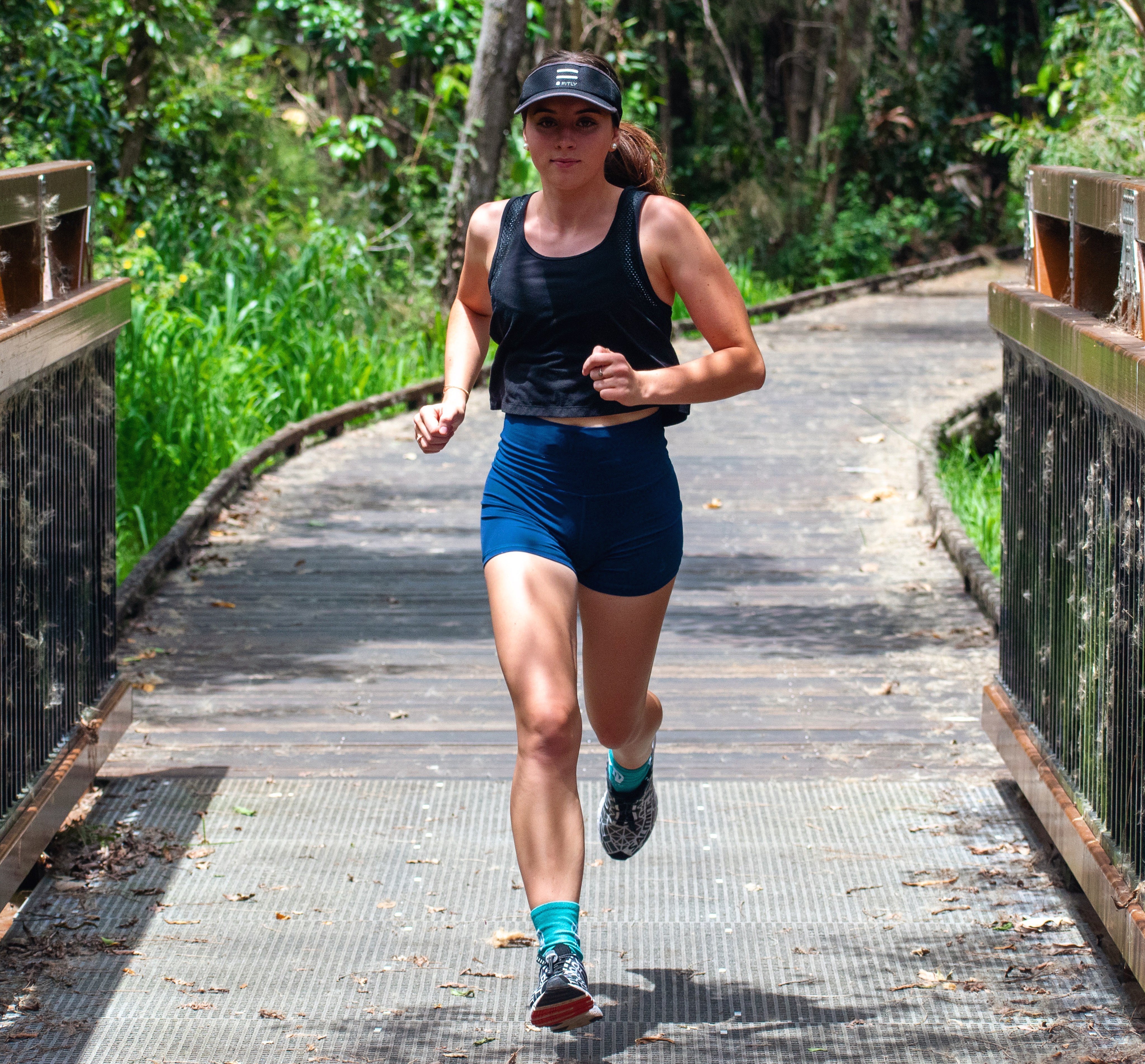 FITLY Running Visor Hat - Lightweight & Breathable Sun Protection for Men & Women - Perfect for Jogging, Hiking, and Outdoor Sports