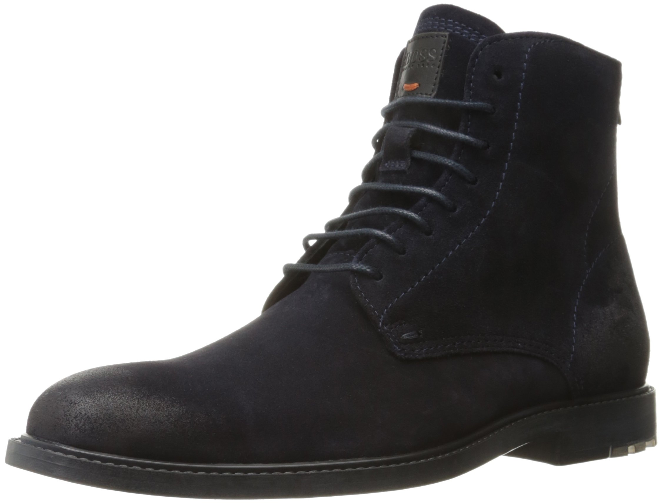Hugo Boss Men's Clutroot Half Work Boot - BOSS Orange | Durable Leather Safety Boots for Construction & Outdoor Work | Perfect for Job Sites, Hiking & Heavy Duty Use