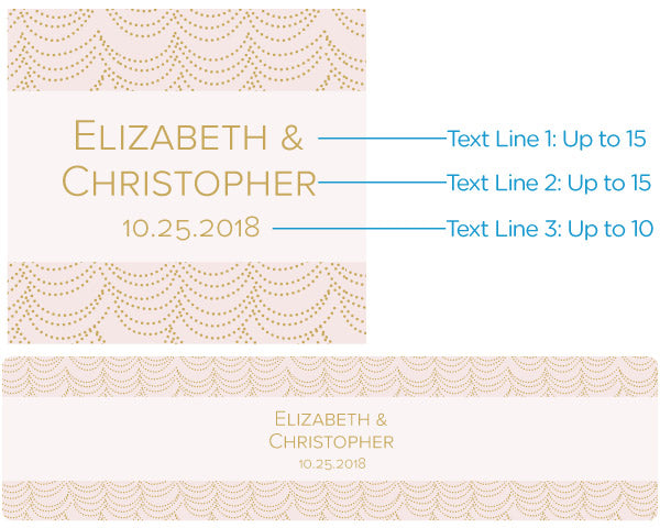 Custom Water Bottle Labels - Personalized Wedding & Party Favor Stickers - Perfect for Bridal Showers, Baby Showers & Corporate Events