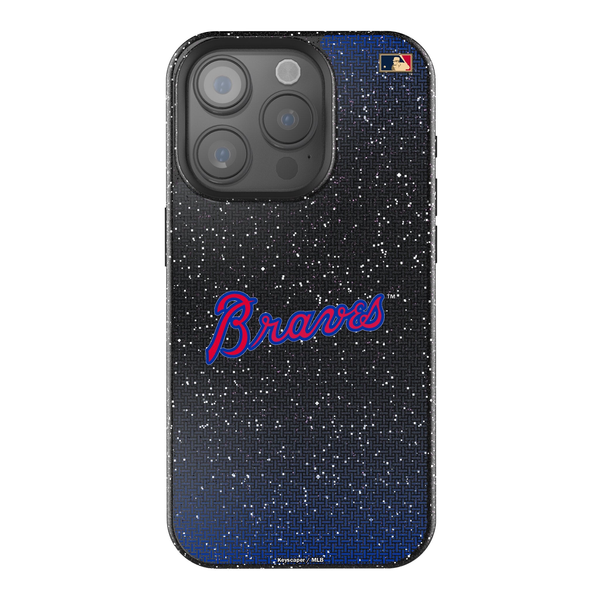 Atlanta Braves 2012 Cooperstown Collection Linen Bling Phone Case for iPhone - Stylish Baseball Team Design for Apple iPhone 6/7/8/X/11/12/13/14, Perfect for Braves Fans & Game Day Accessories