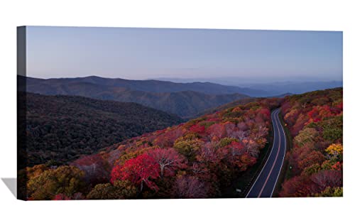 Road Through Autumn Forest