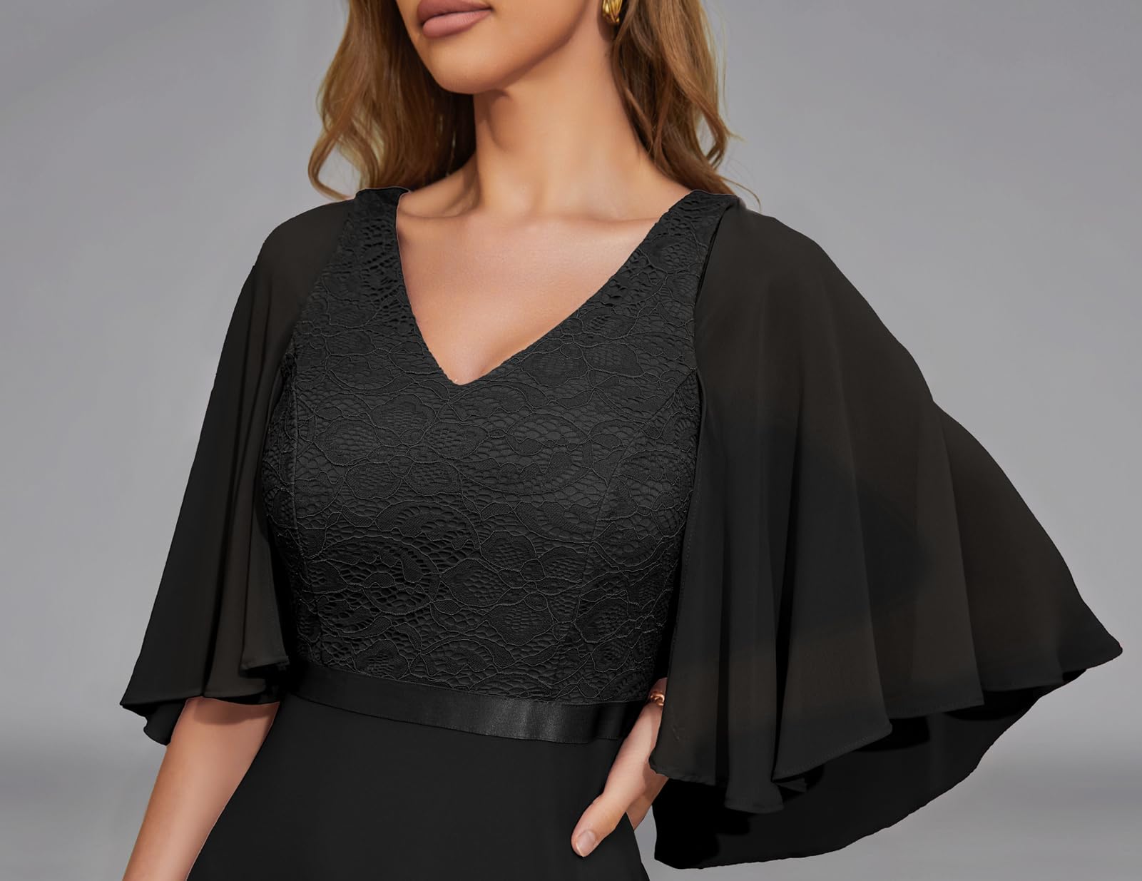 DRESSTELLS Women's Wedding Guest Formal Dress 2025 | Summer Bridesmaid Party Gown | Elegant Long Prom & Church Dress for Special Occasions | Perfect for Weddings, Galas & Formal Events