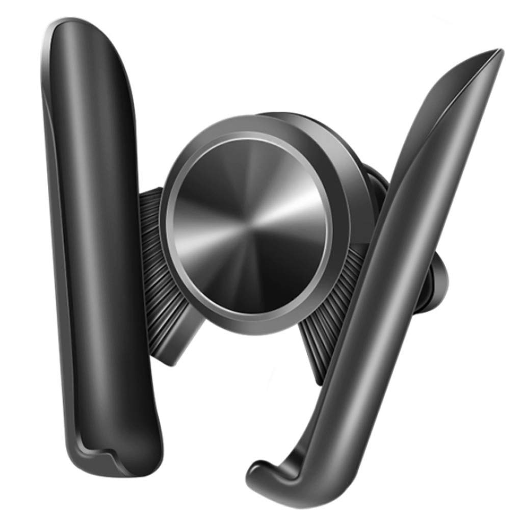 360° Rotating Auto-Grip Car Phone Holder - Universal Vent Mount Bracket for iPhone, Samsung & Smartphones - Perfect for GPS Navigation & Hands-Free Driving