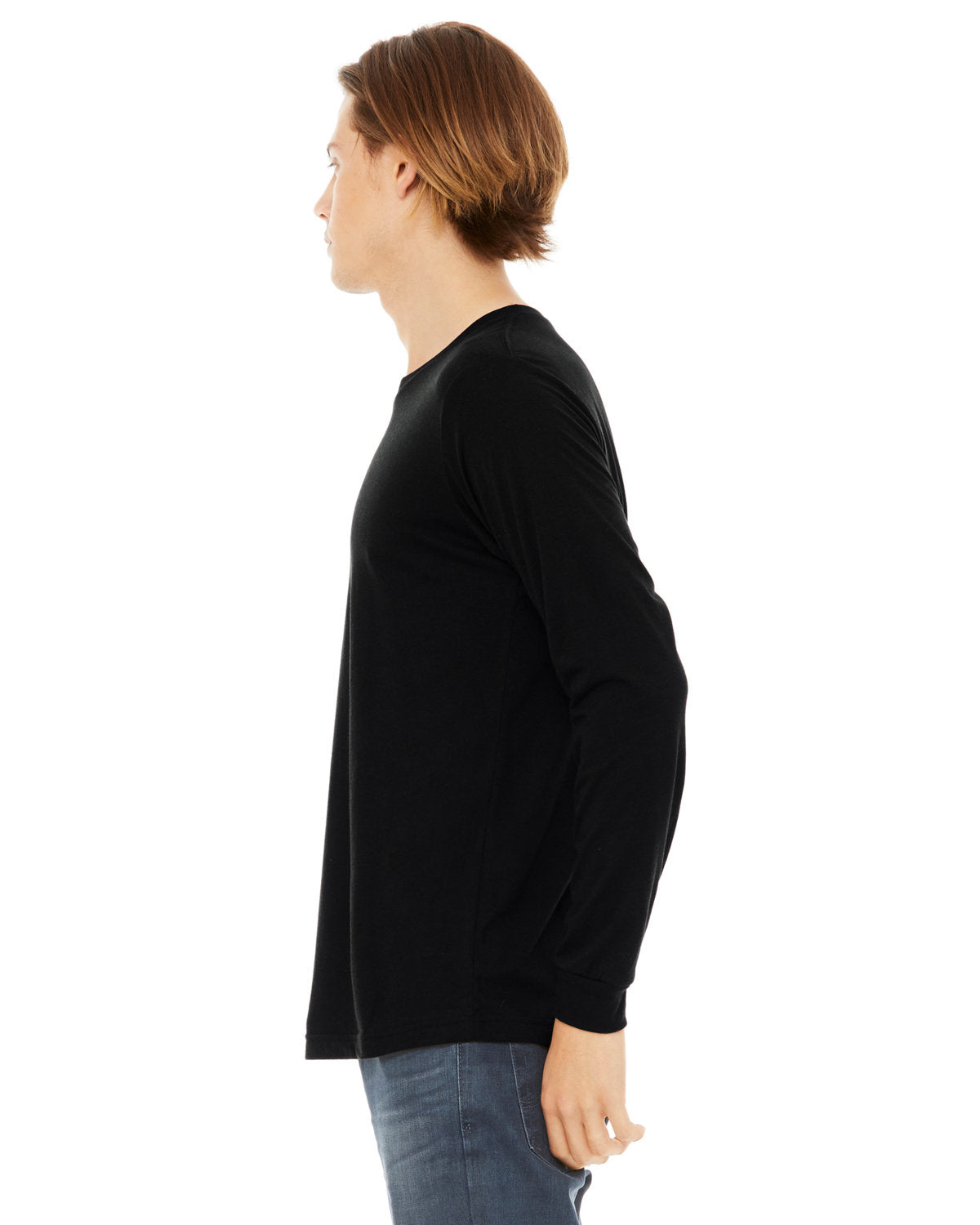 Bella + Canvas 3513 Unisex Triblend Long Sleeve T-Shirt | Soft Comfortable Crewneck Tee for Men & Women | Perfect for Casual Wear, Layering & Everyday Outfits