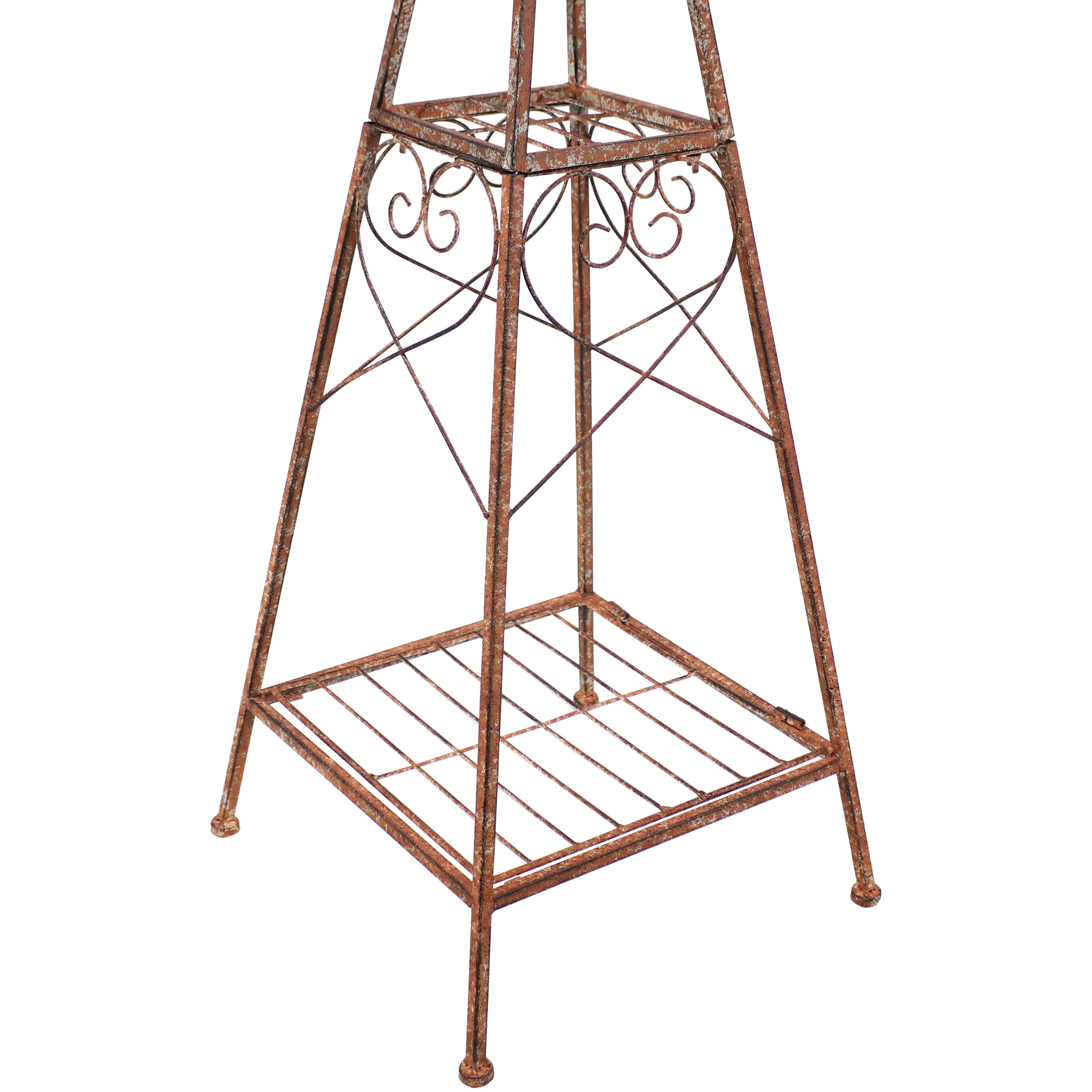Rustic Metal Windmill Garden Statue - 51