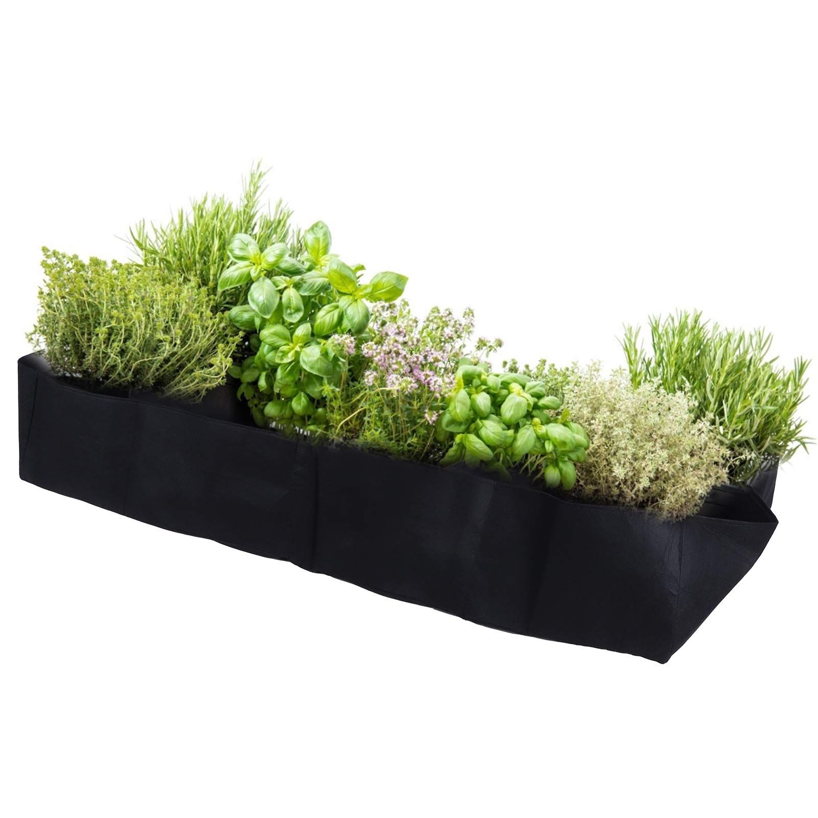 Breathable Fabric Grow Bags for Plants & Vegetables - 5 Pack Reusable Garden Planting Pots with Handles, Ideal for Seedling Cultivation, Container Gardening & Outdoor/Indoor Use