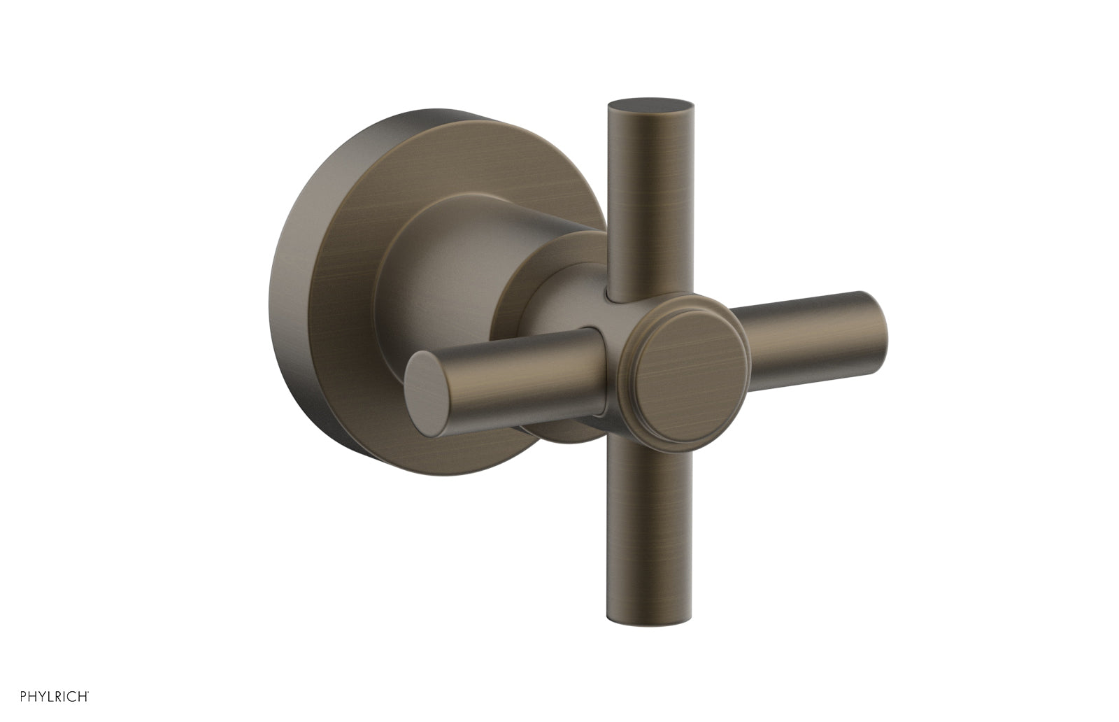 BASIC Volume Control Diverter Trim - Tubular Cross Handle D2PV134A for Bathroom & Shower Faucet Installation | Perfect for Home Renovation & Plumbing Projects