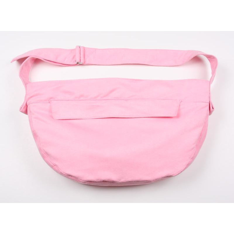 Soft Pink Plush Cuddle Carrier with Cozy Liner - Perfect for Babywearing, Nursing, and Bonding with Your Newborn