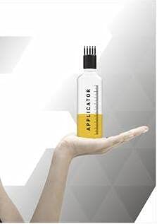 4 Pack Hair Root Applicator Bottles with Comb Cap - 120ml Oval Transparent PET Containers for Hair Oil, Shampoo & Scalp Treatments - Perfect for At-Home Hair Care & Salon Professional Use