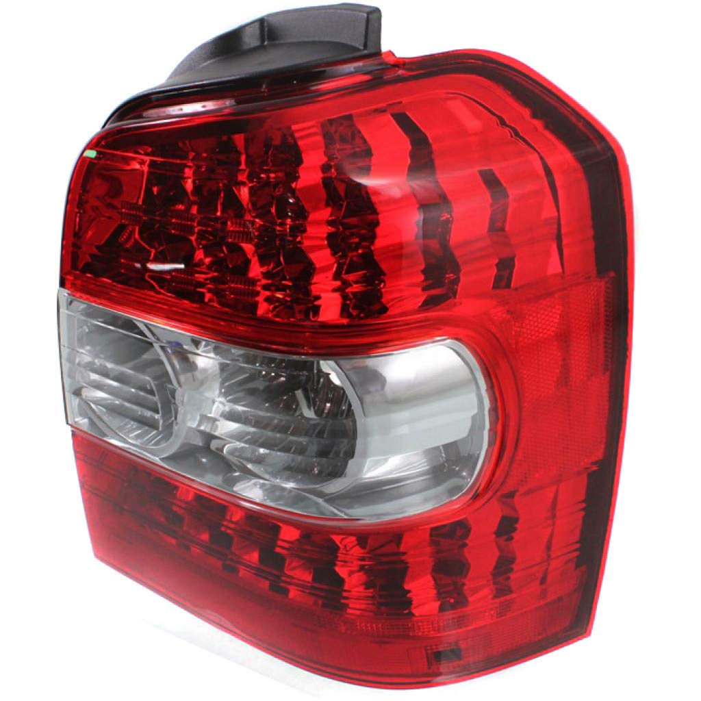 Toyota Highlander Tail Light Assembly 2006-2007 Passenger Side - Clear & Red Lens - Hybrid Model - Part # TO2801162 & 8155148130 - Perfect for Replacement & Nighttime Safety