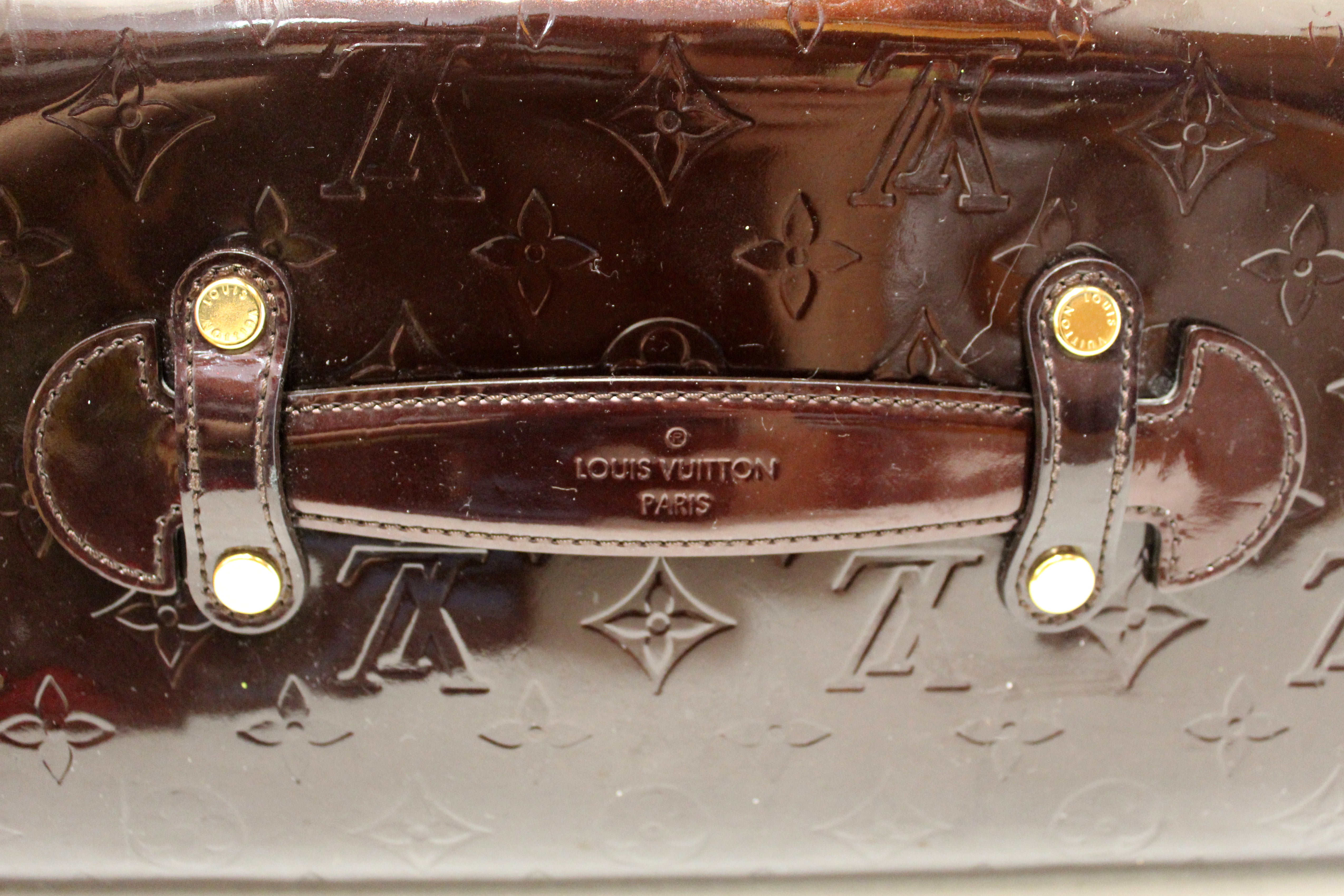 Authentic Louis Vuitton Amarante Monogram Vernis Leather Robertson Clutch Bag for Women | Luxury Evening Clutch | Perfect for Parties, Weddings & Special Events