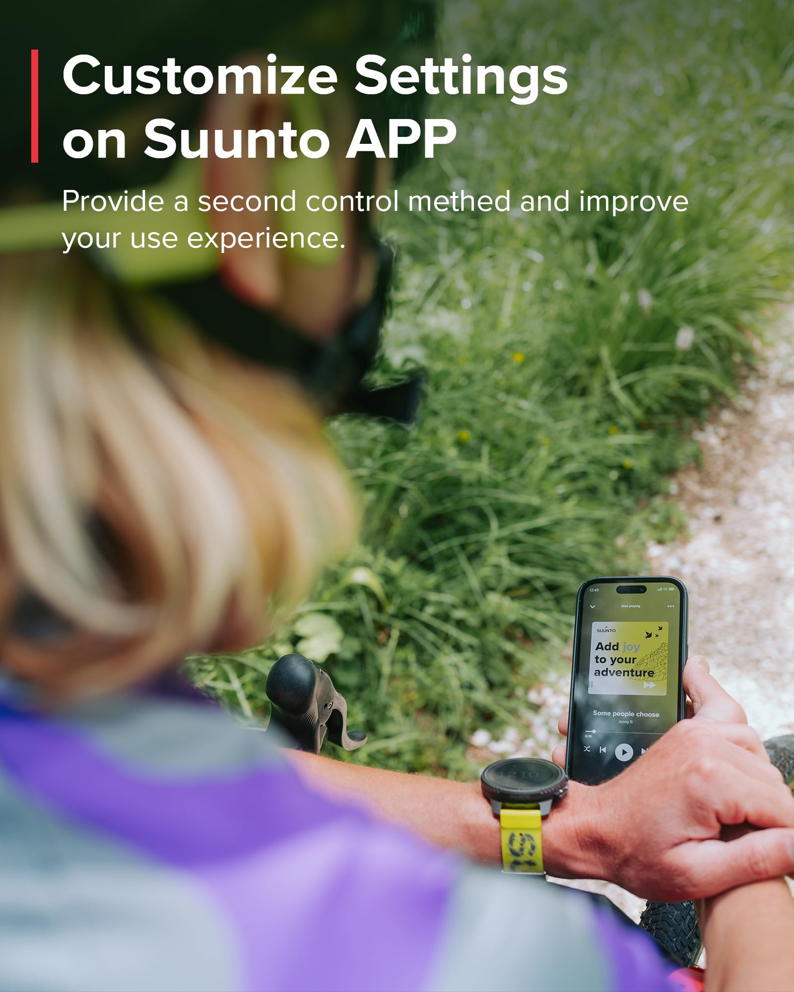 SUUNTO Sonic Open-Ear Bone Conduction Sports Headphones - Wireless Bluetooth Headset with Enhanced Bass, Multipoint Connection, 10H Playtime & Fast Charging - Built-in Dual Mics, IP67 Waterproof & Lightweight Design for Running, Cycling & Outdoor Activities