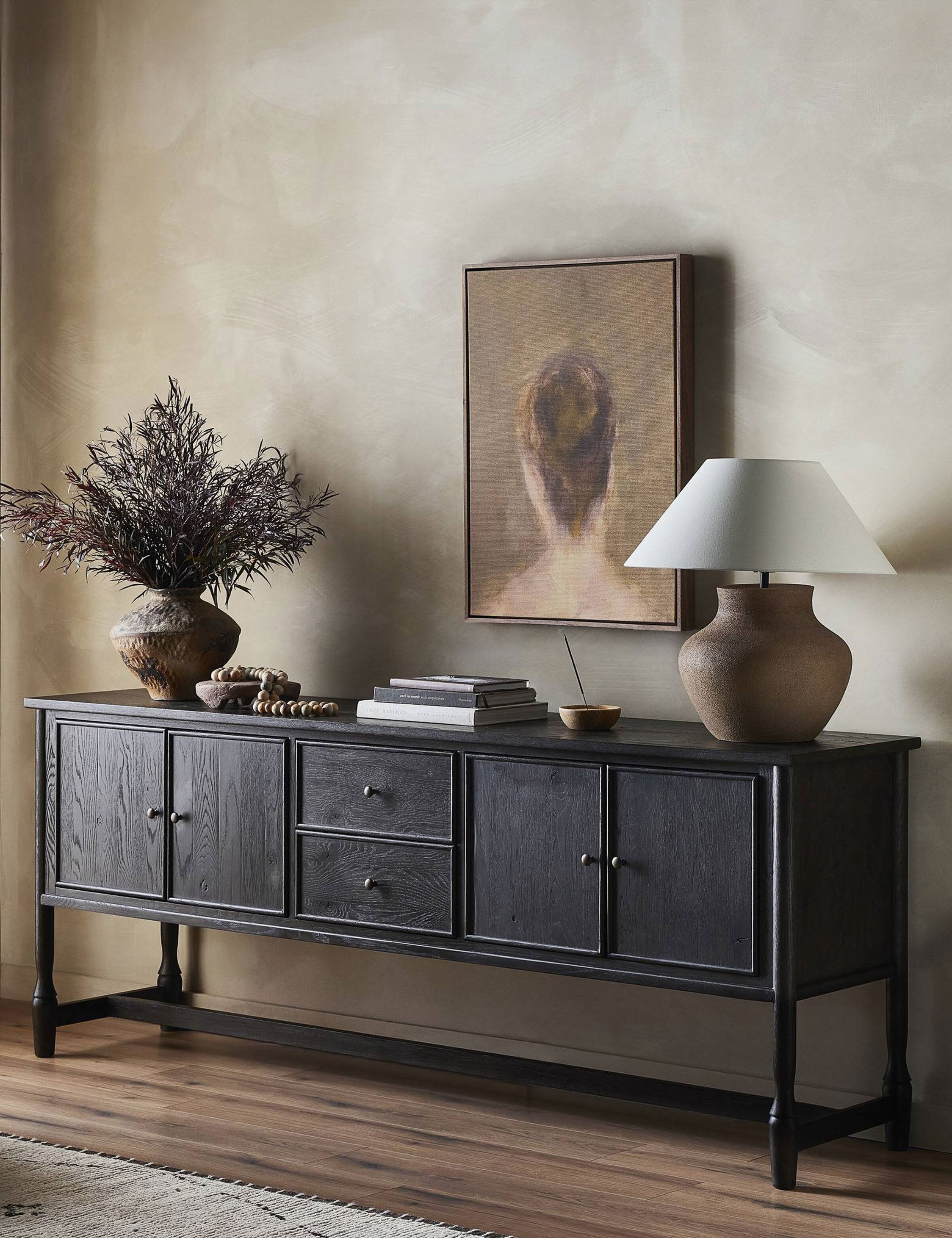 Bari Sideboard by Amber Lewis x Four Hands - Modern Wooden Buffet Cabinet for Dining Room & Living Room Storage | Perfect for Home Decor & Entertaining