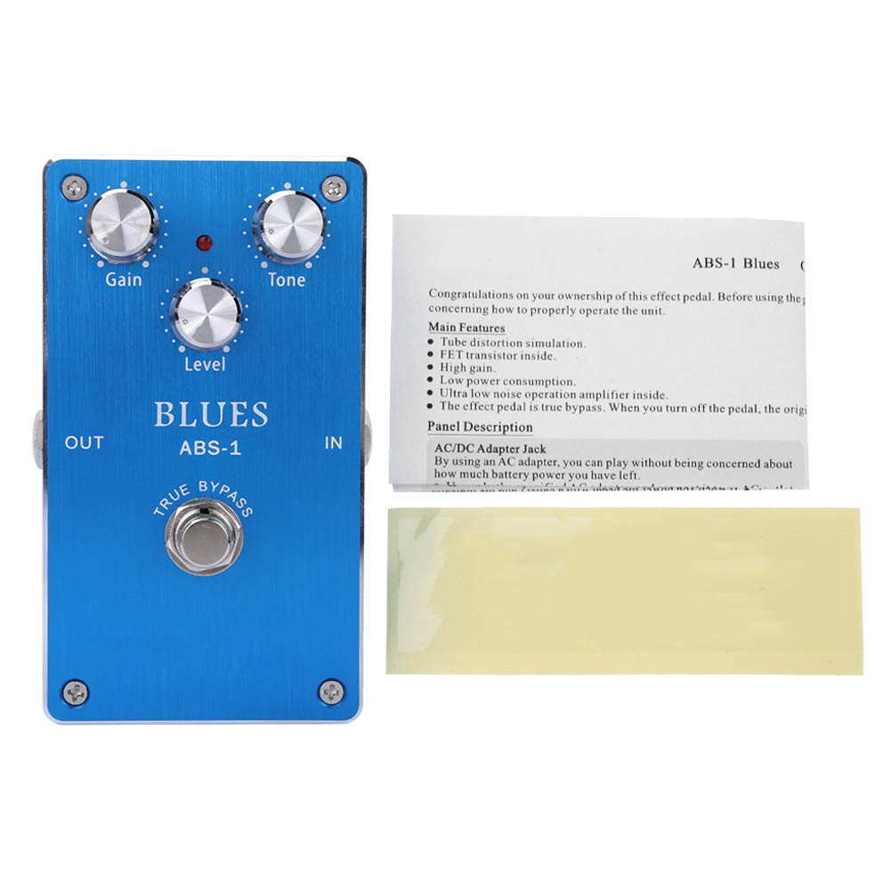 True Bypass Guitar Effect Pedal - Full Metal Shell Square Delay Pedal for Electric Guitar | Stage & Studio Performance Accessories