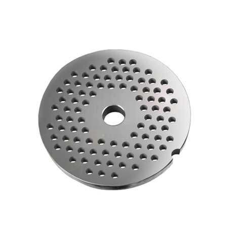 Weston #8 Stainless Steel Meat Grinder Plate - 6mm for Home Kitchen & Commercial Use - Perfect for Grinding Beef, Pork, Venison & Sausage Making