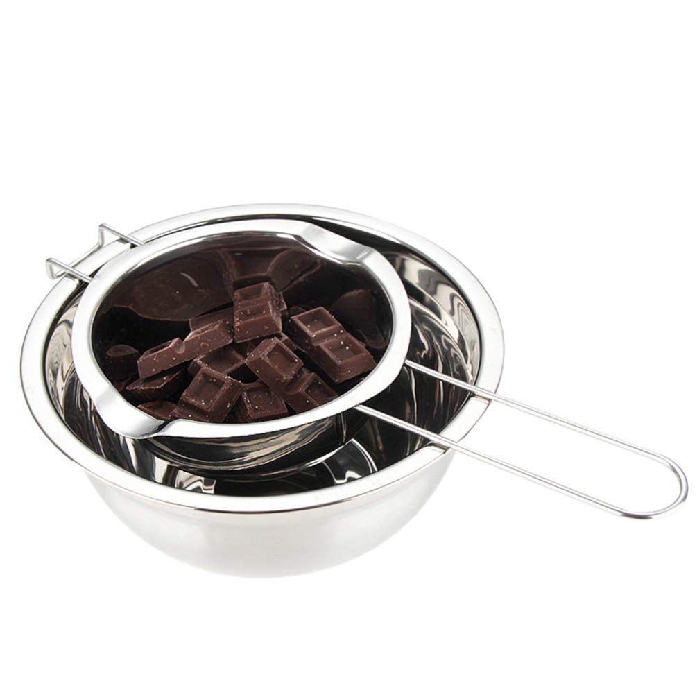 DOITOOL Stainless Steel Double Boiler Pot - Chocolate Melting Pot, Candle Making Kit, Cheese & Milk Warmer - Perfect for DIY Candles, Chocolate Melting, Candy Making & Kitchen Use