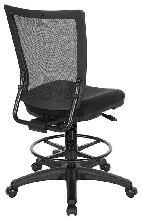 Office Star ProGrid® Extended Height Mesh Drafting Chair with Lumbar Support - Adjustable Ergonomic Office Chair for Architects, Artists & Designers - Perfect for Drafting Tables, Standing Desks & Home Offices [Model 69340 30]