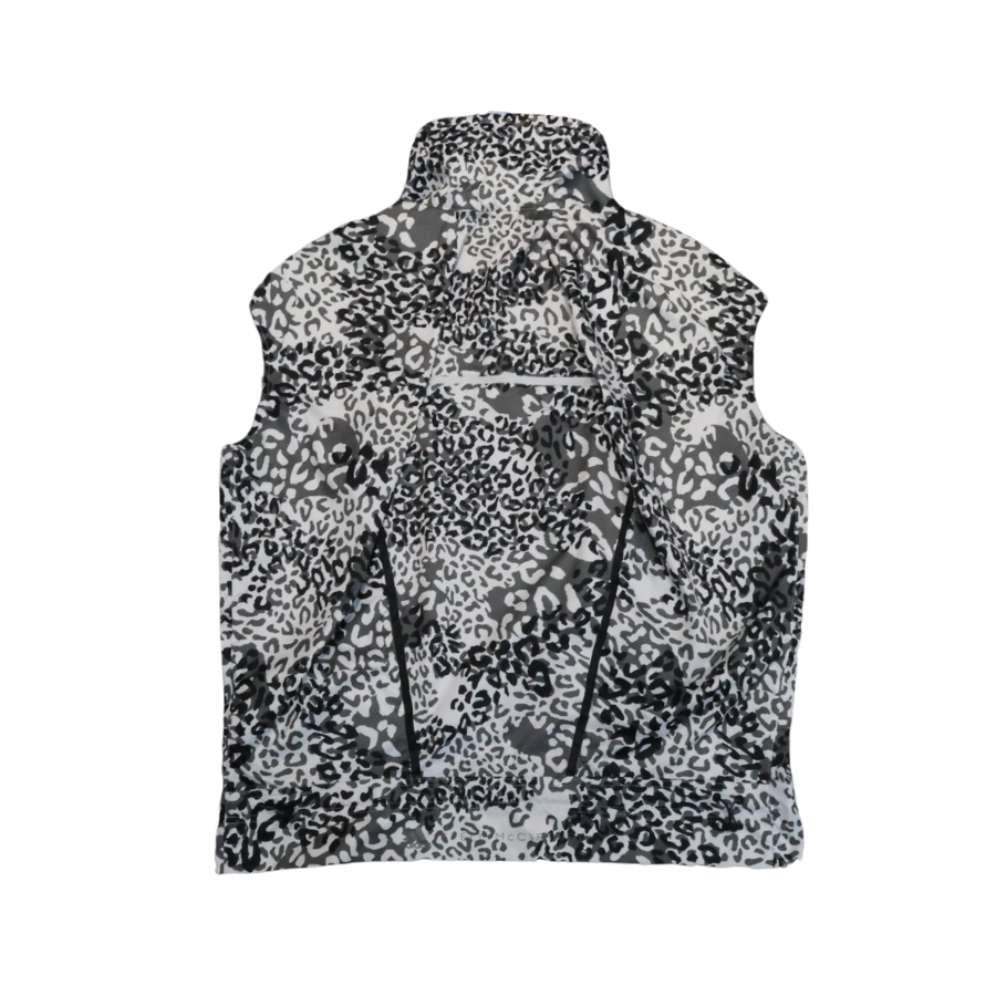 Adidas Stella McCartney Animal Print Vest for Women - Lightweight Running Jacket for Outdoor Sports & Gym Workouts