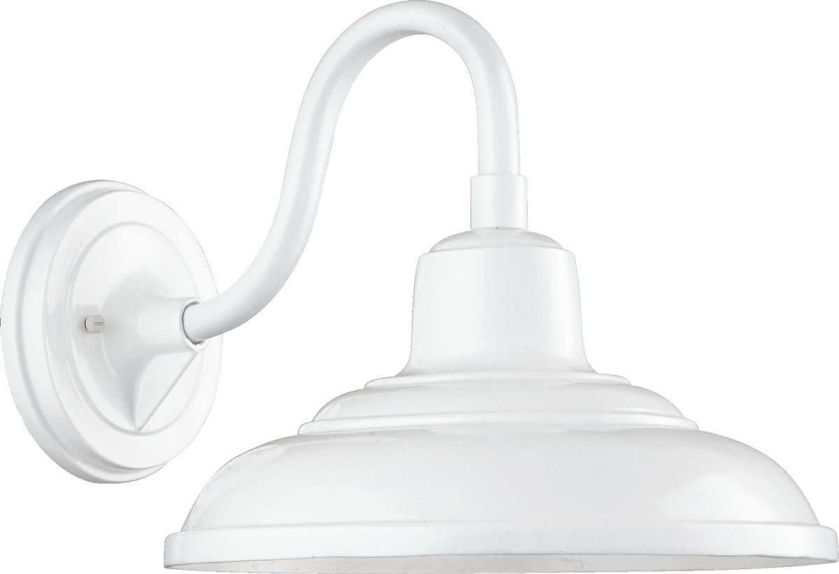 11H 1 Light Wall Sconce in Studio White - Modern Wall Lighting for Bedroom, Hallway & Living Room Decor