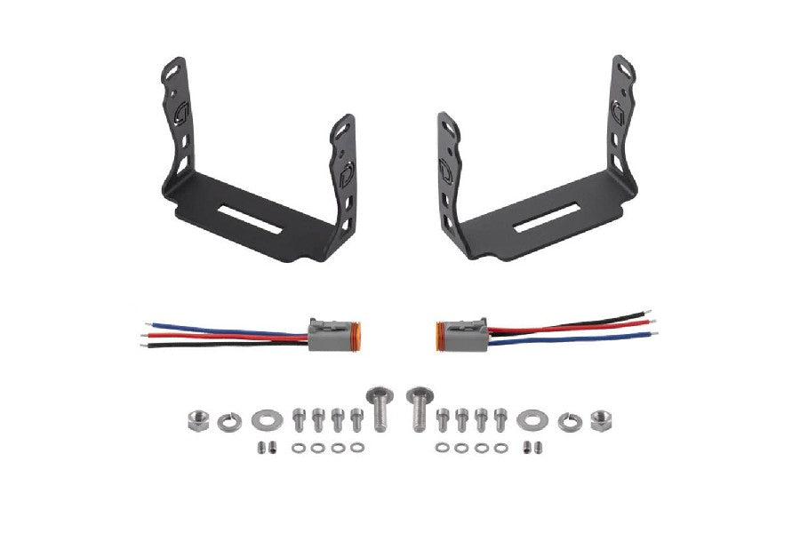 Diode Dynamics SS5 Universal Bracket Kit - Single Mount for LED Light Bars & Pods - Perfect for Off-Road, Trucks & ATV Accessories