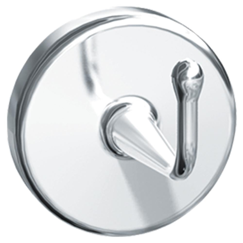 ASI 751 Single Robe Hook - Surface Mounted Satin Chrome Finish for Bathroom, Bedroom & Closet Organization