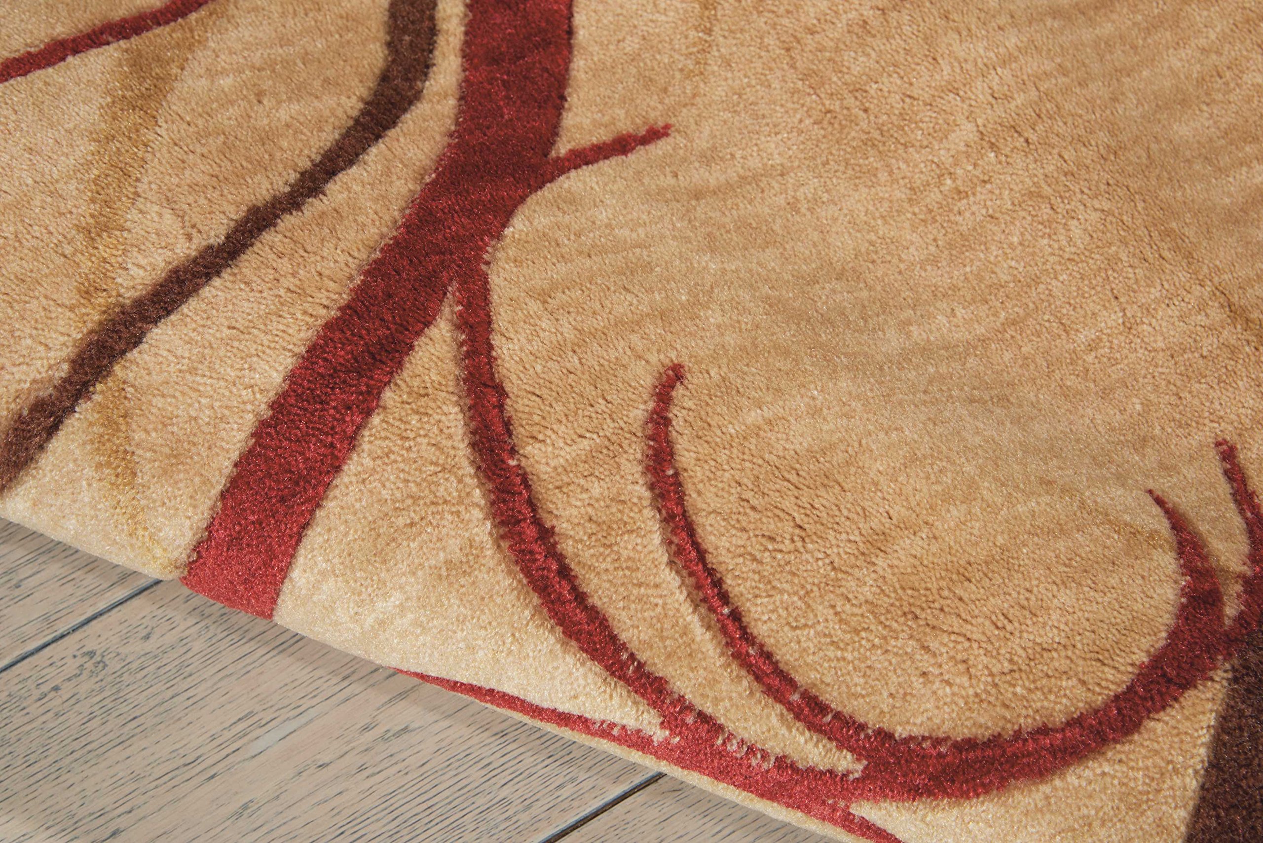 Nourison Somerset Abstract Beige 2' x 2'9