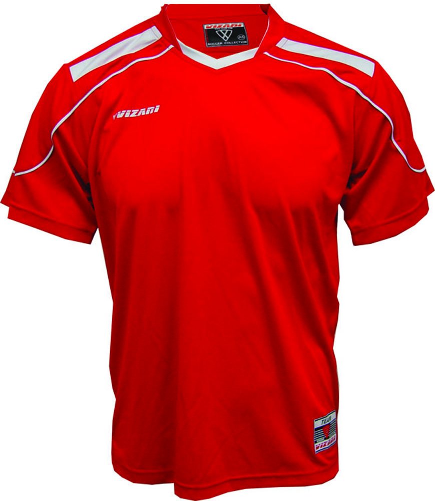 Monaco Jersey Red - Youth Medium (YM) Soccer Jersey for Kids - Perfect for Football Matches, Training, and Fan Support