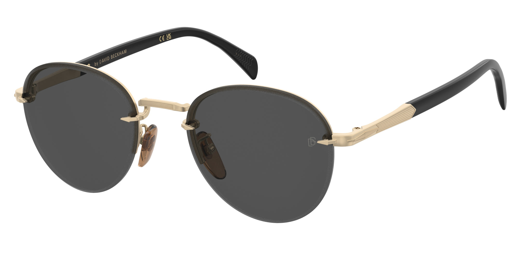 David Beckham DB1173/S Sunglasses - Polarized Aviator Style for Men & Women - Perfect for Driving, Travel & Outdoor Activities