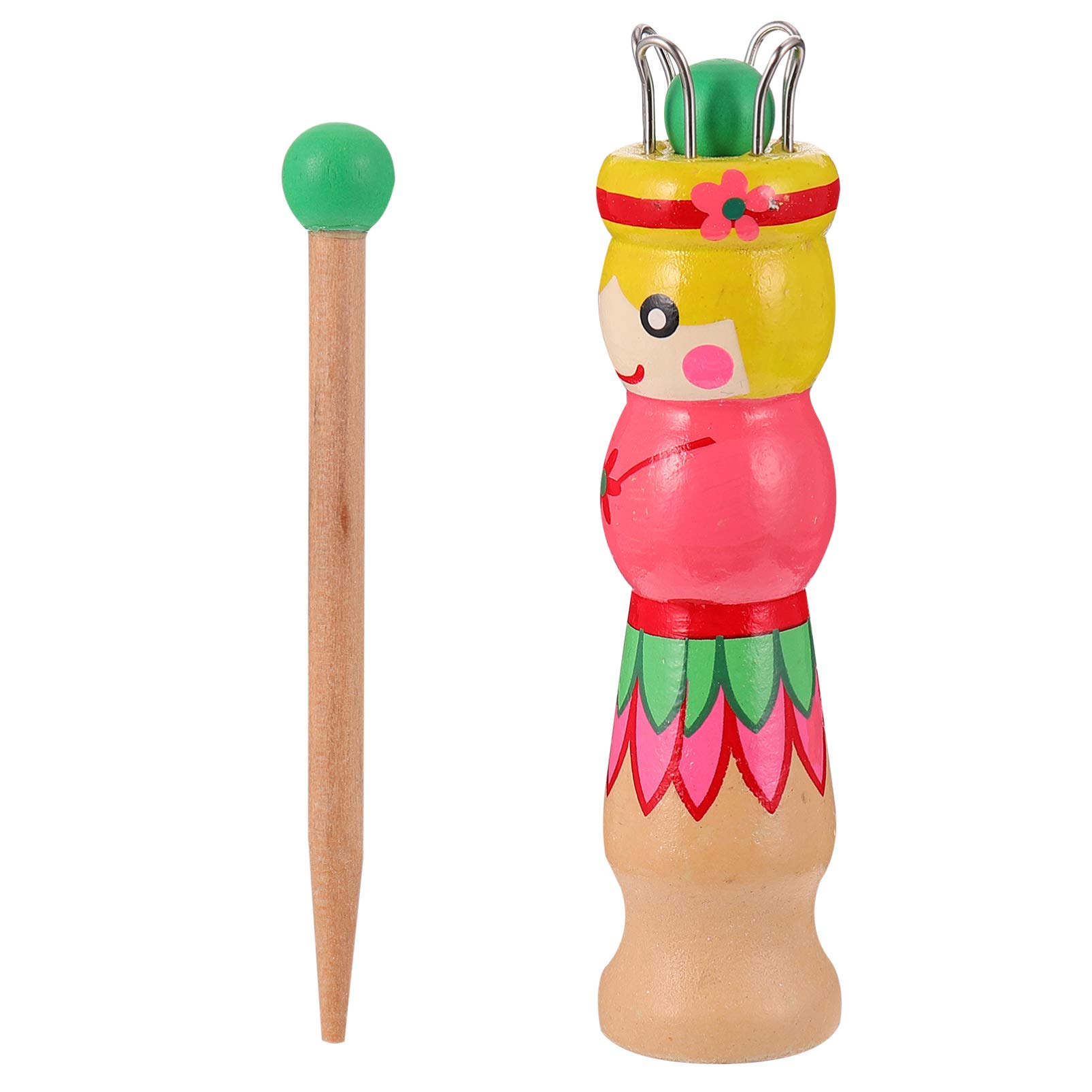 DIY Wooden Knitting Doll Kit - Handmade Wool Knitter Toy for Kids & Adults - Creative Craft Weaving Tool for Beginners - Perfect for Home, School & Gift Giving