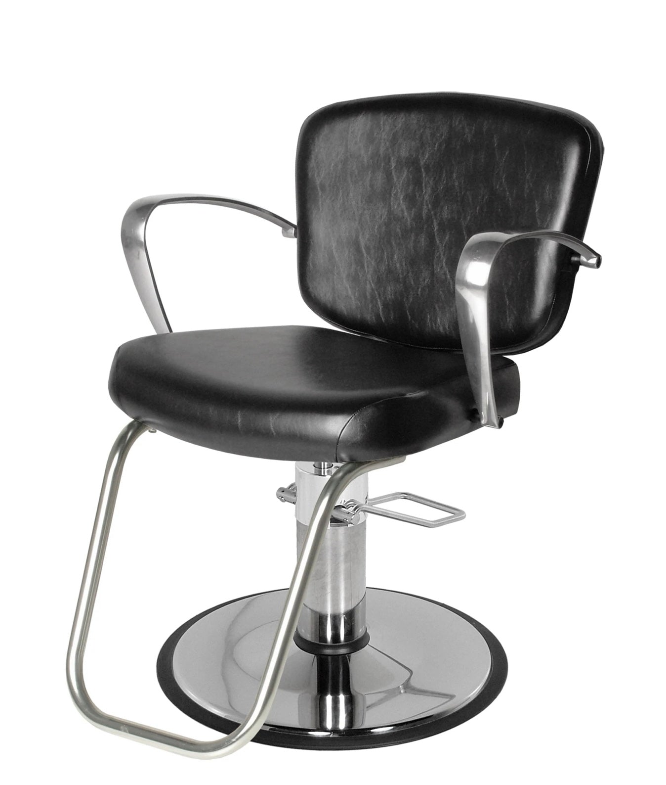 Milano Styling Chair - Modern Salon & Home Hairdressing Chair with Adjustable Height - Perfect for Hair Salons, Barbershops & At-Home Styling