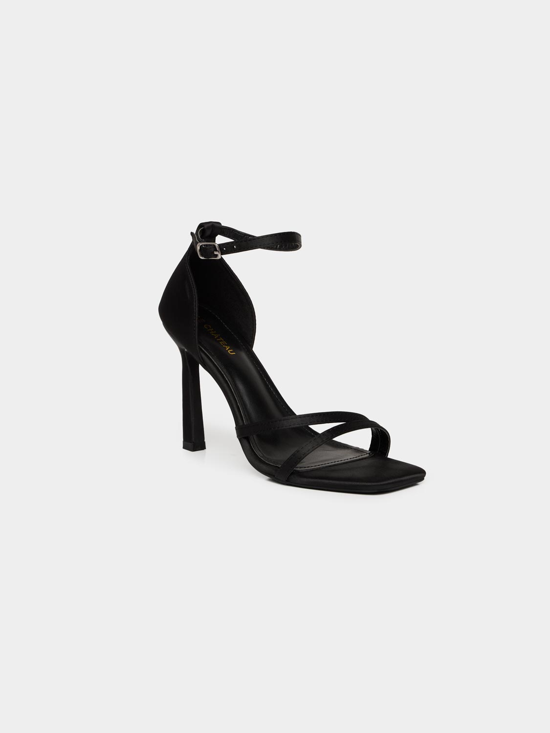 Elegant Satin Strappy High Heel Sandals for Women - Comfortable Dressy Party Shoes for Weddings, Prom & Evening Events