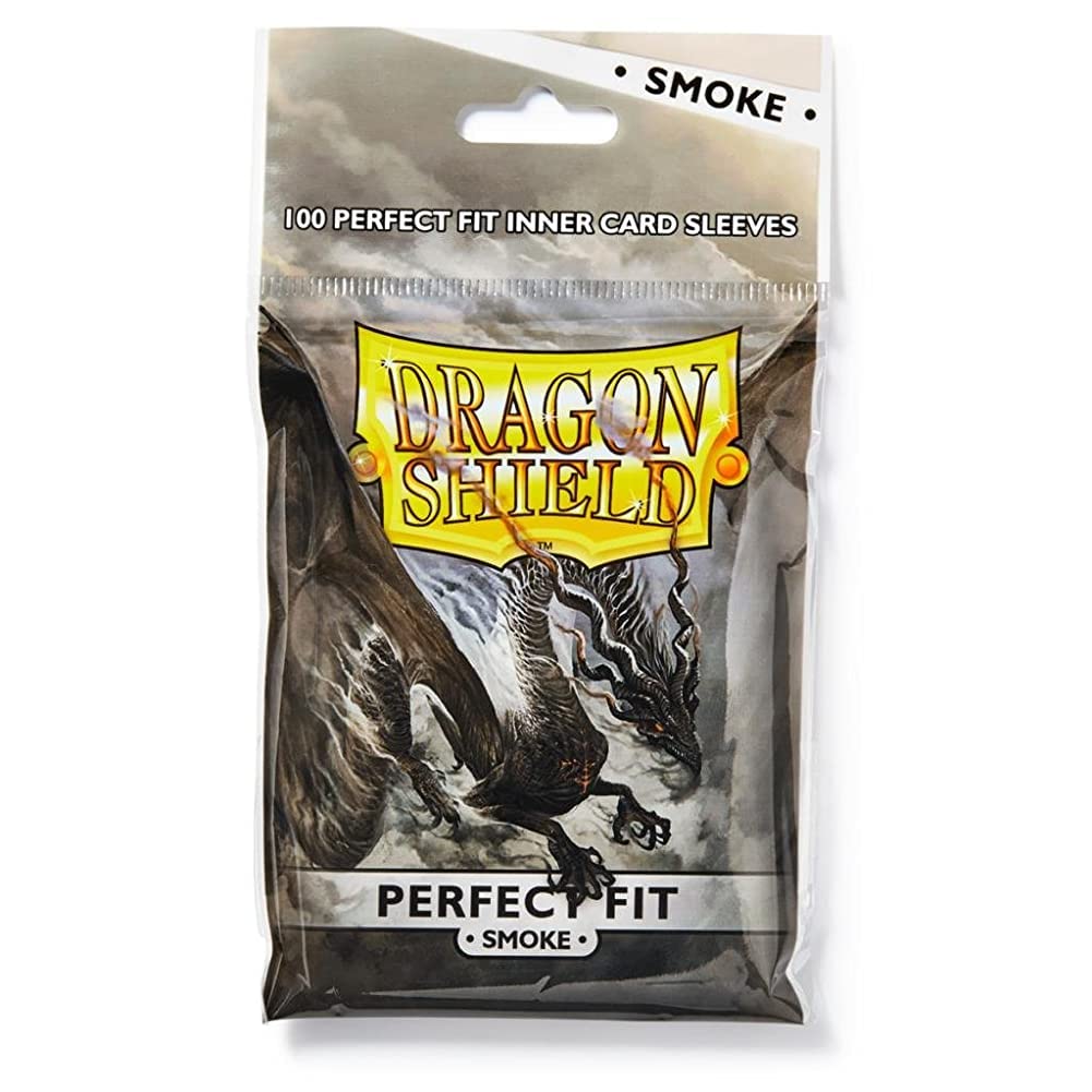 Dragon Shield 100 Standard Size Smoke Card Sleeves (1 Pack) - Premium Protection for MTG, Yu-Gi-Oh, Pokemon & Collectible Card Games - Perfect for Tournaments, Gaming & Card Storage