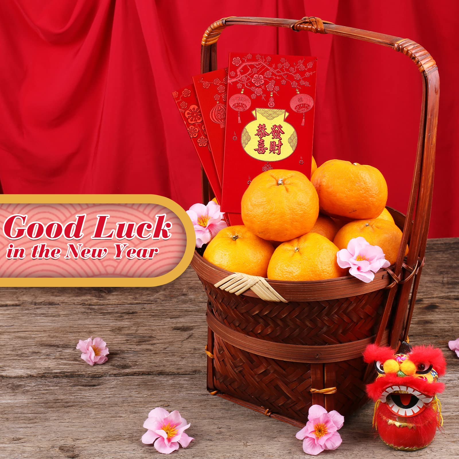 36 Pieces Chinese New Year 2025 Red Envelopes - Lucky Money Packets (Hong Bao) for Spring Festival, Birthday, Baby Shower, Wedding & Graduation Gifts - Perfect for Lunar New Year Celebrations, Cash Gifts and Special Occasions