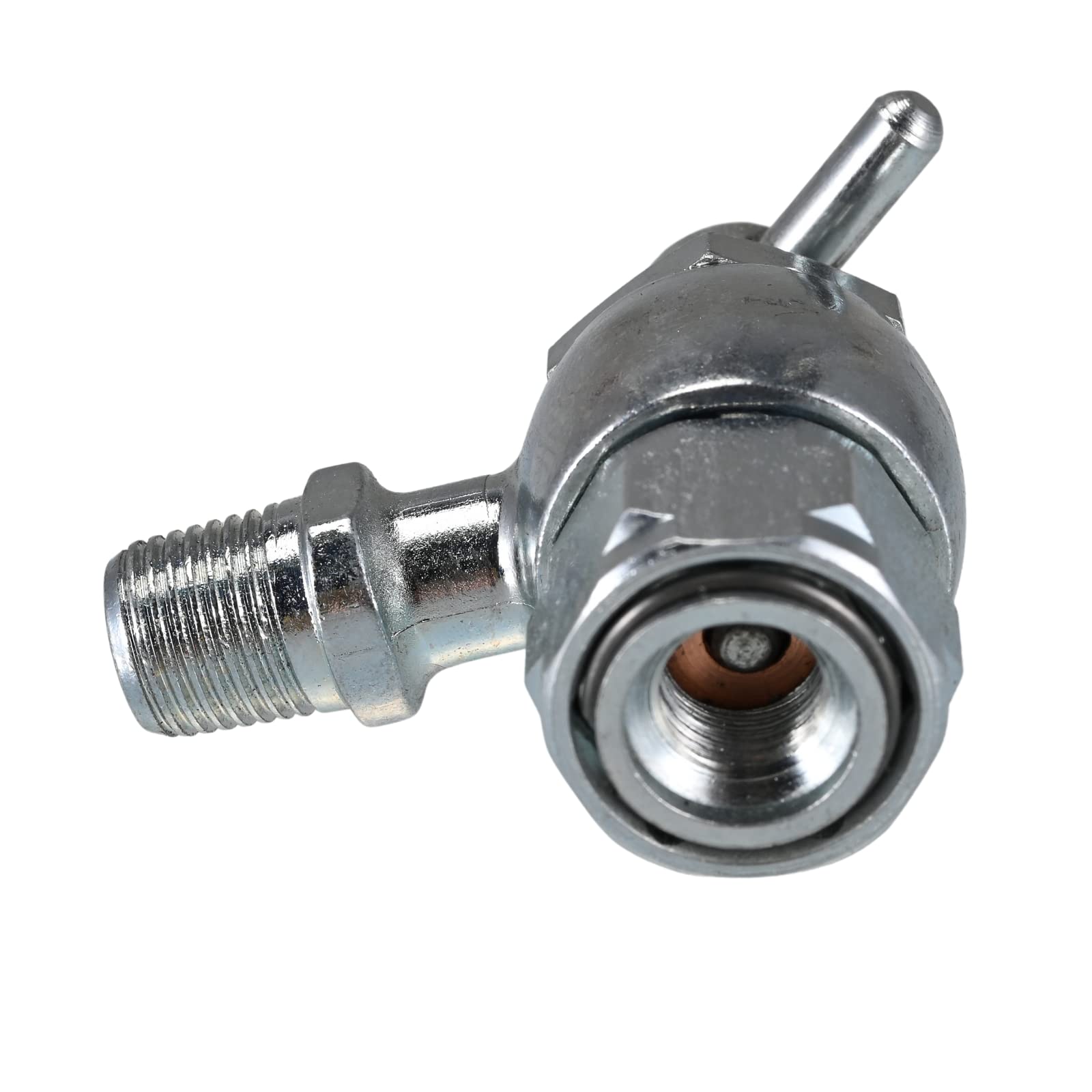 High Pressure Strut Coupler - Aircraft Tool Supply Schrader Valve Tool with No Loss Air Chuck for Shock Inflation (1/8 NPT Fitting, AV556 Model) - Perfect for Aircraft Maintenance & Automotive Suspension Repairs