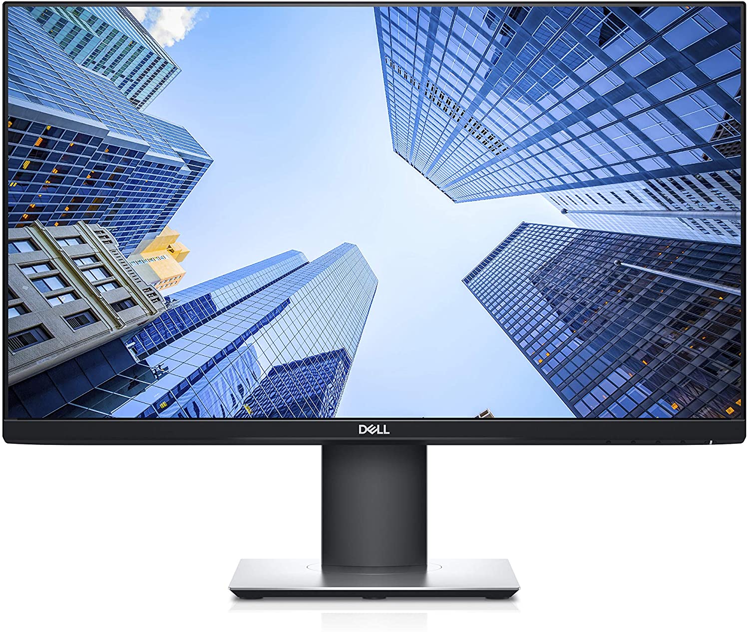 Dell P2419H 24-inch IPS LED Monitor - Full HD 1080p, 60Hz, 5ms Response - HDMI, DisplayPort, VGA - Certified Refurbished (Grade A) with 90-Day Warranty - Perfect for Home Office, Gaming, and Professional Workspaces