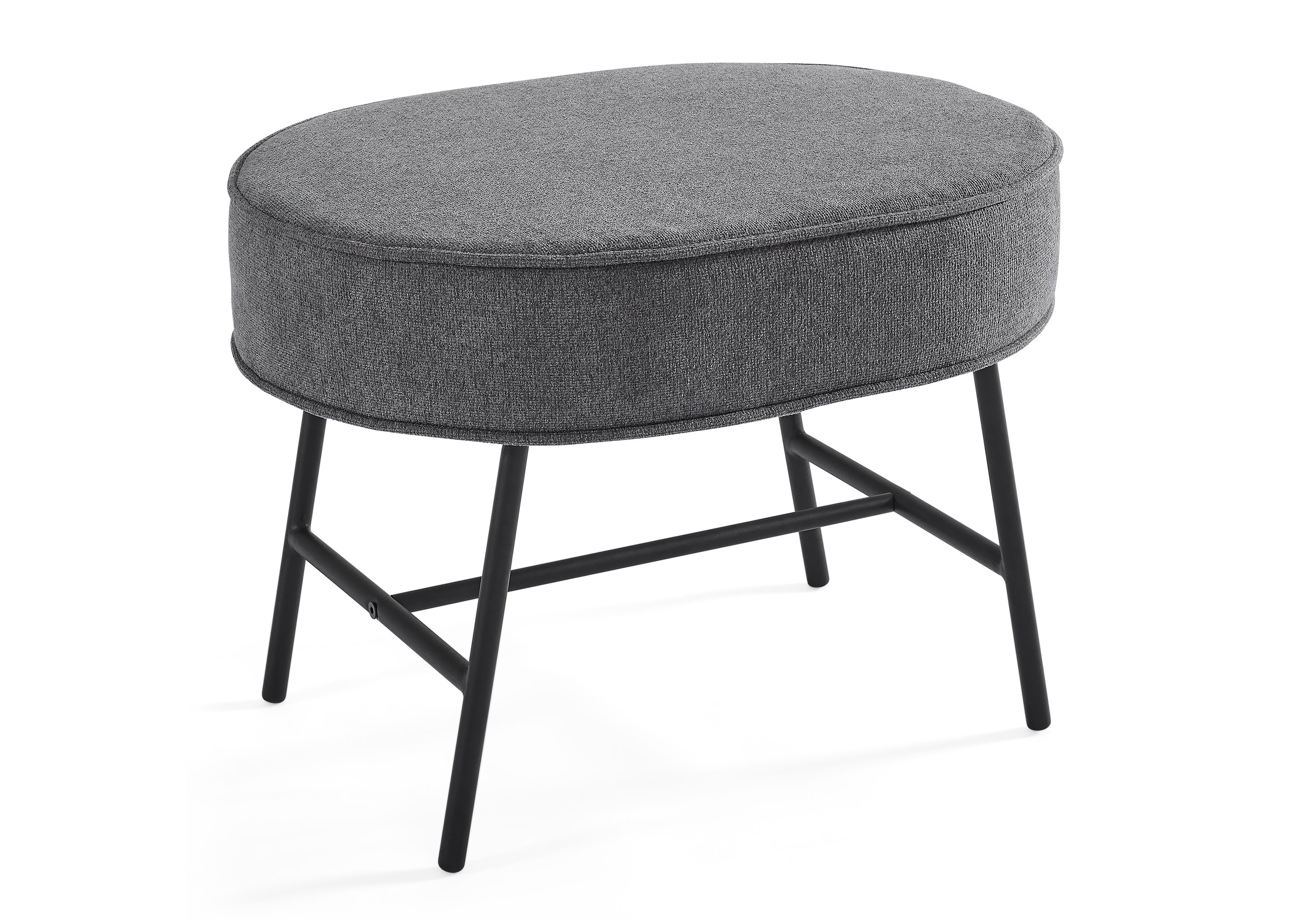 Ella Ottoman with LiveSmart Evolve Fabric - Modern Storage Footrest for Living Room, Bedroom & Office - Soft & Durable Upholstered Stool with Hidden Storage Compartment - Perfect for Small Spaces & Home Decor