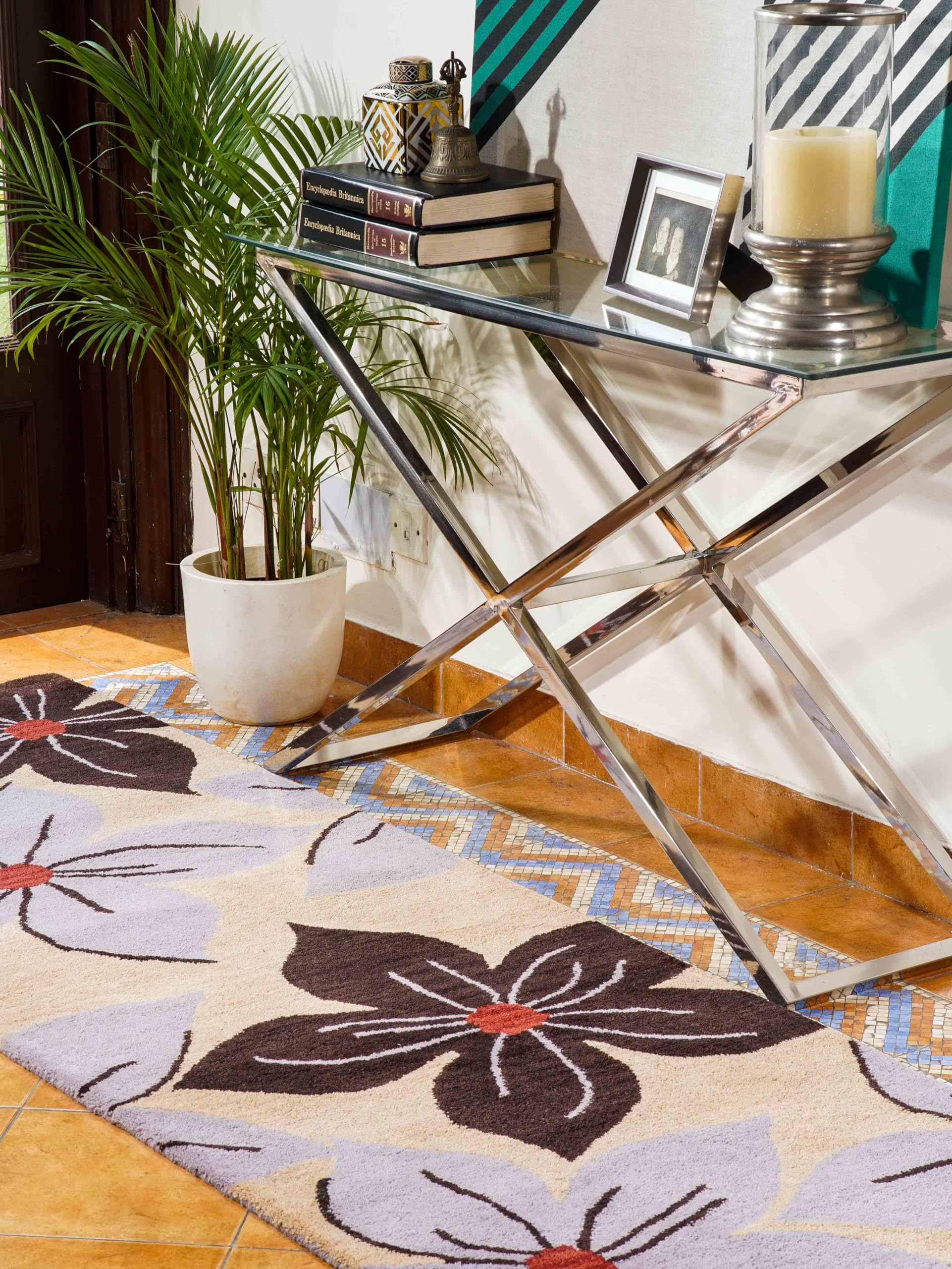 Hand Tufted Wool Eco-Friendly Runner Rug 2'6