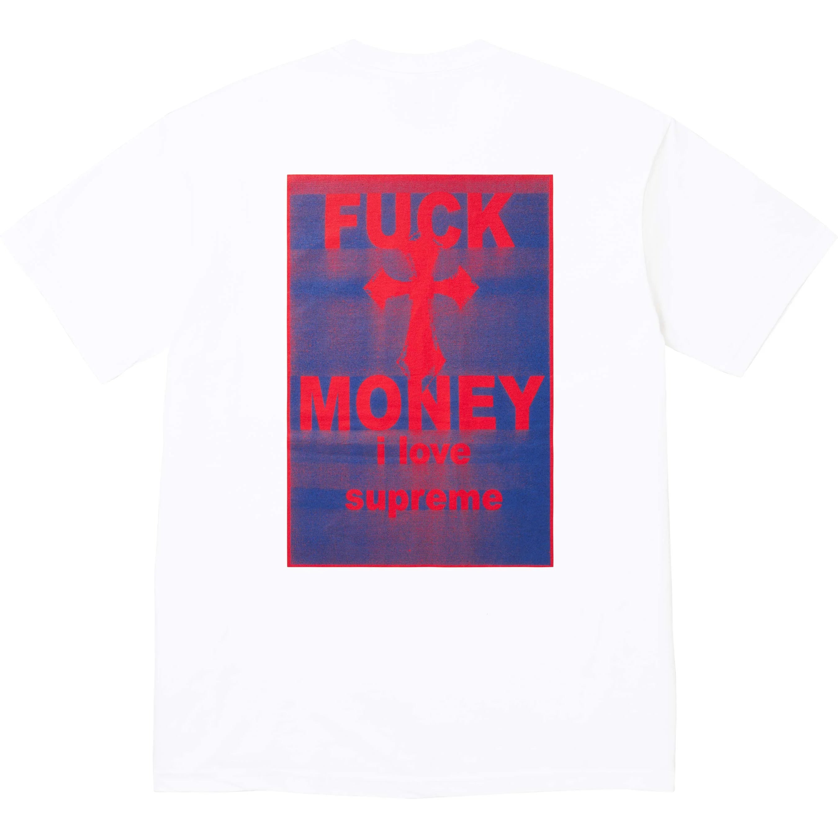 SUPREME 24FW FUCK MONEY T-Shirt - Streetwear Graphic Tee for Men, Hip Hop Fashion, Urban Style - Perfect for Concerts, Parties & Casual Wear