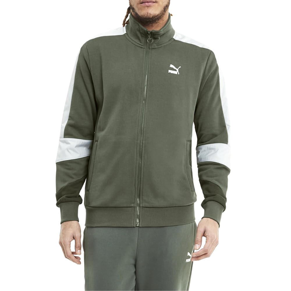 PUMA TFS Retro Fusion Track Top - Vintage-Inspired Men's Running Jacket for Gym & Streetwear | Lightweight, Breathable & Stylish for Workouts & Casual Wear
